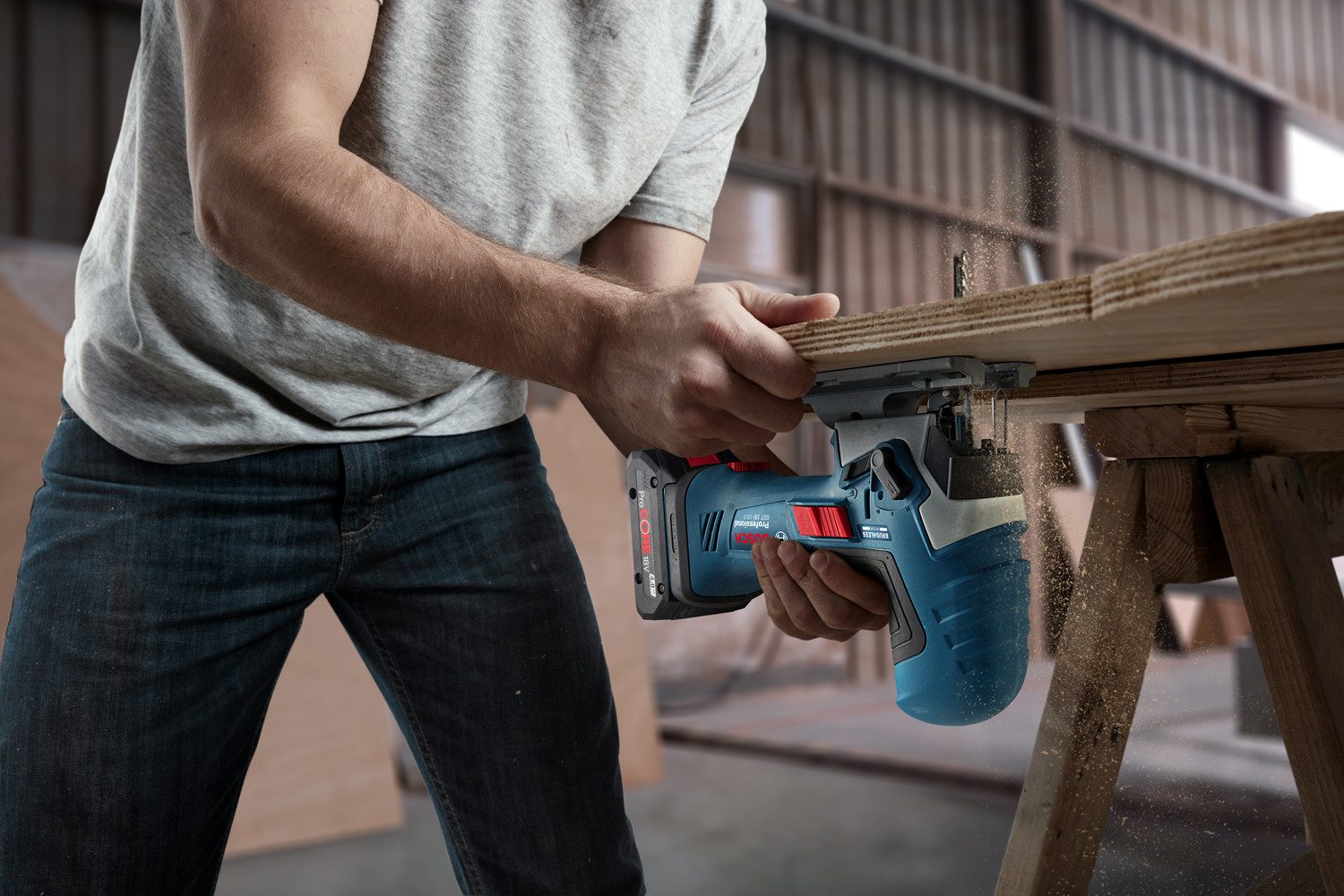 Bosch Professional Akku-Stichsäge »GST 18V-125 S«, in L-BOXX 136, ohne Akku, ohne Ladegerät