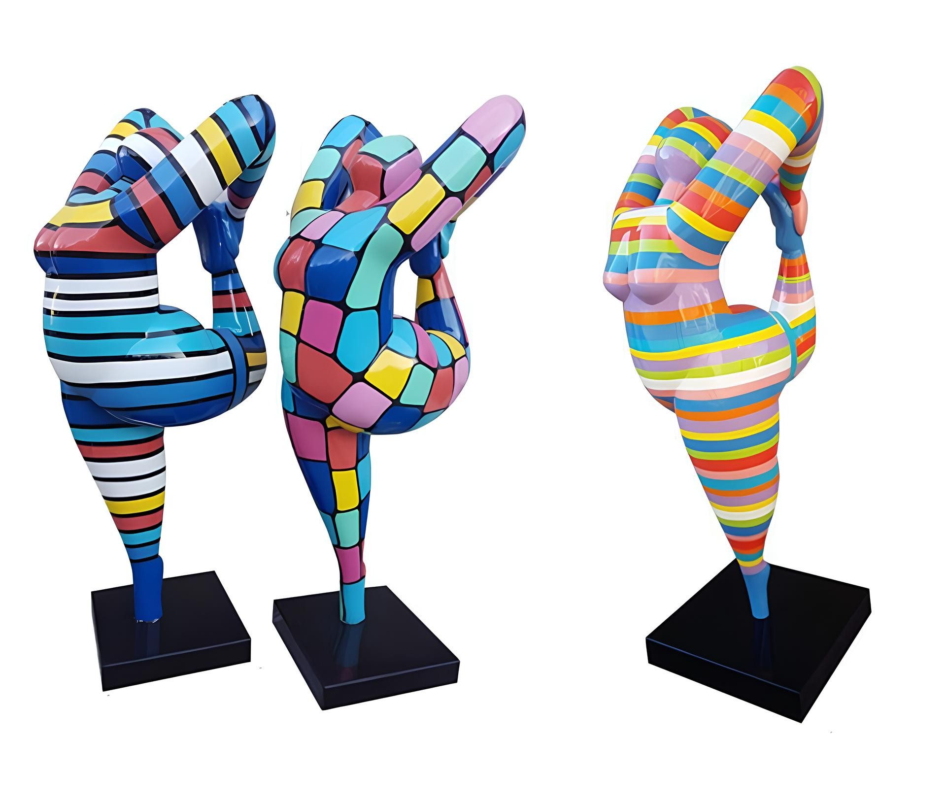 Xlmoebel Dekofigur Abstrakte Design Figuren XXL Garten Wohnzimmer Kunst Skulptur, Made in Europa