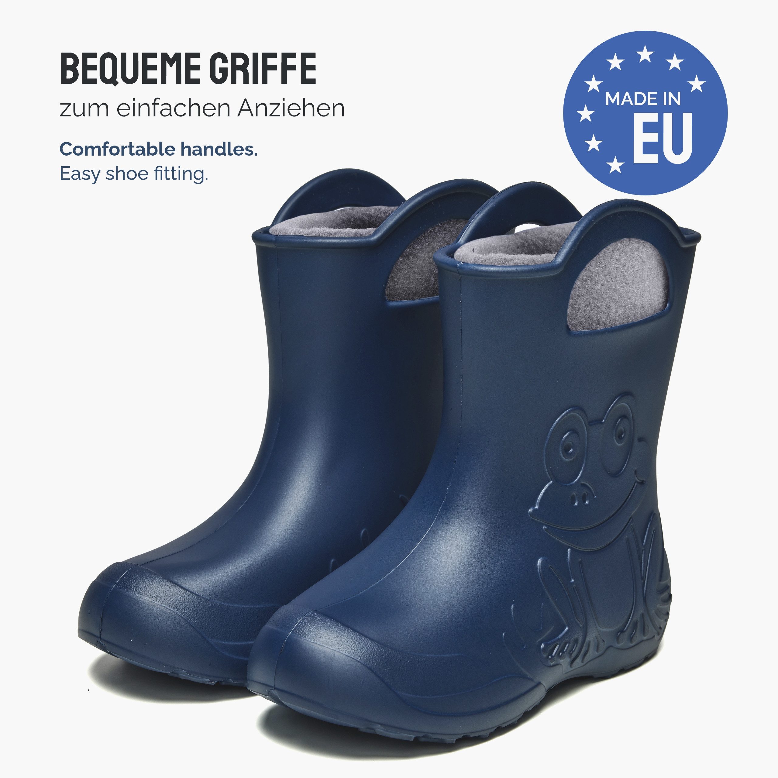 Ladeheid Kinder EVA federleichte Regenschuhe LA-CA-03 Gummistiefel – Bild 5 von 5