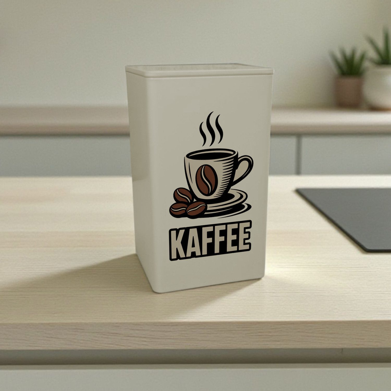 speecheese Aufbewahrungsdose Retro Kaffee Design Dose 900ml für Kaffeeliebhaber – Bild 2 von 2