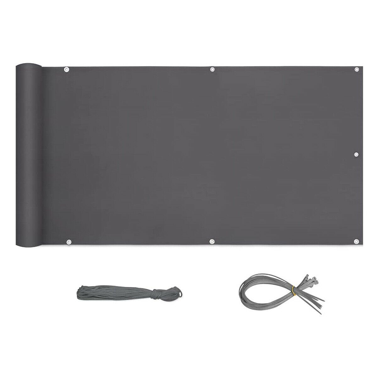 Sekey Balkonsichtschutz Meterware 75cm hoch Balkonsichtschutz Wetterfest Ba günstig online kaufen