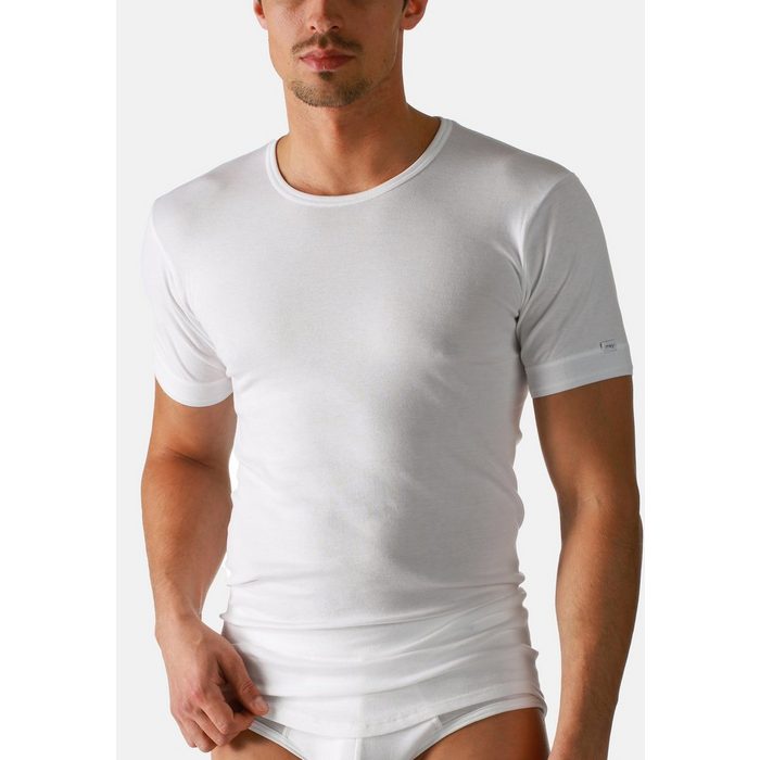 Mey Unterhemd Noblesse (1-St) Unterhemd / Shirt Kurzarm - Baumwolle - Ohne auftragende Nähte