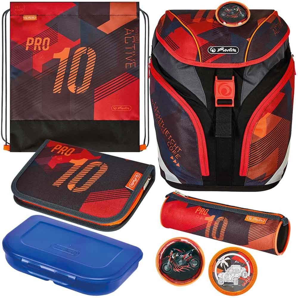 Herlitz Ранці Herlitz Schulrucksack SoftLight Plus Sports 7-teilig