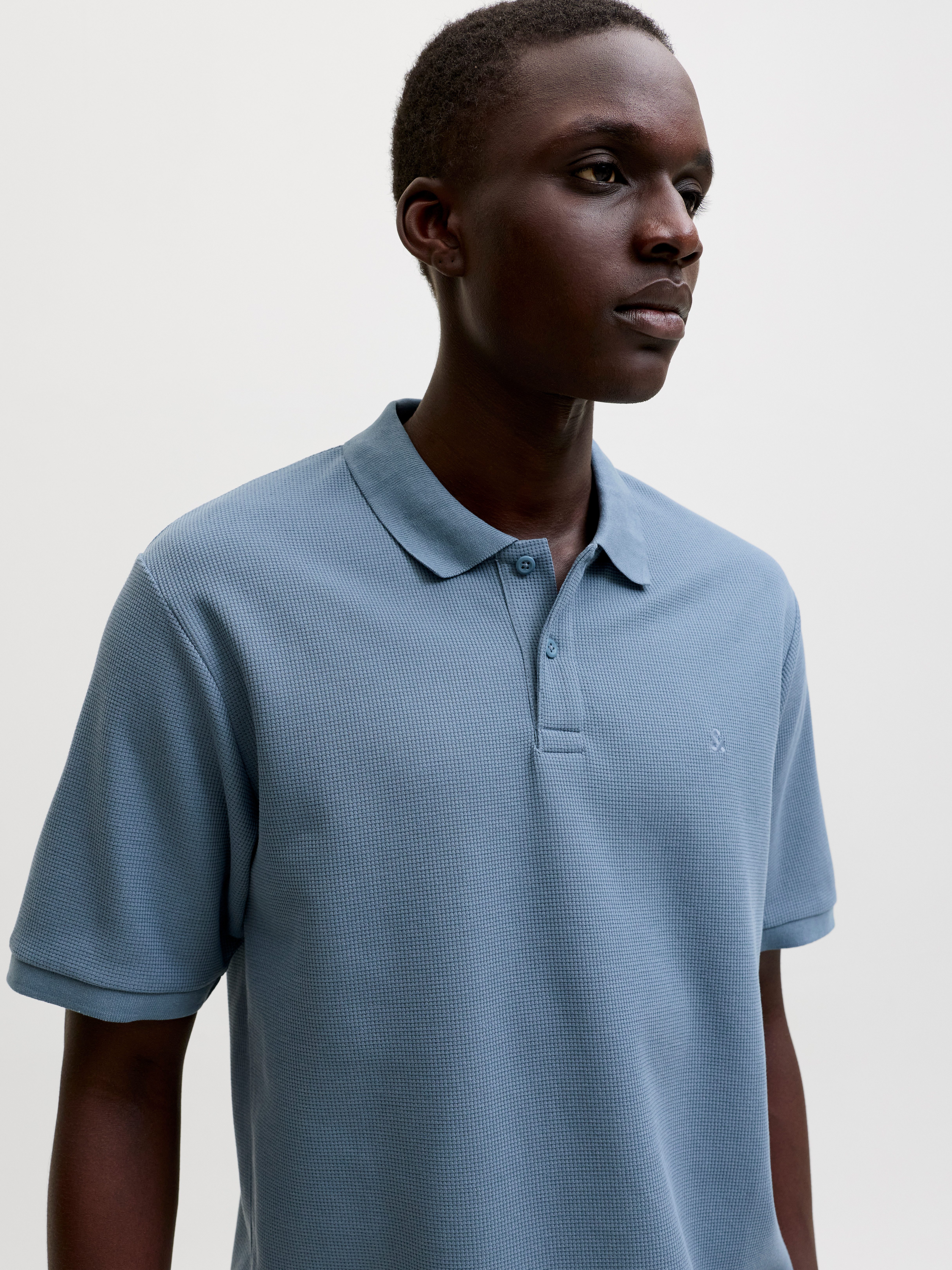 Jack & Jones Poloshirt JJEAUSTIN POLO SS NOOS Materialmix, regular fit günstig online kaufen