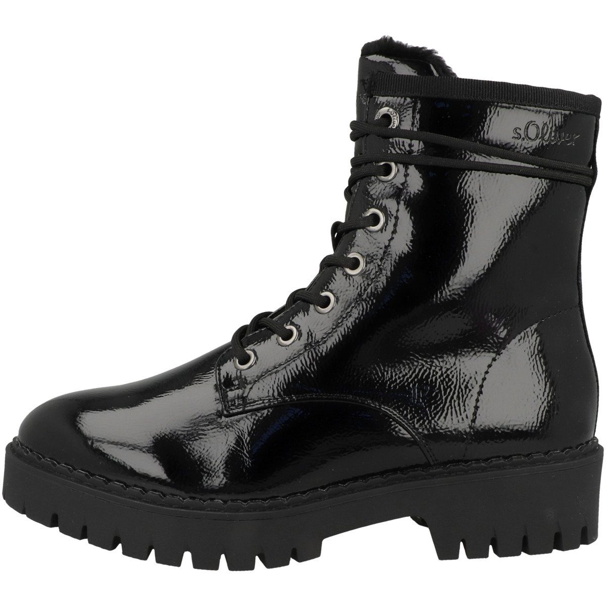 s.Oliver 5-26213-41 Damen Schnürboots Stiefeletten, Stiefel, Winterstiefel, Winterboots, Schneestiefel