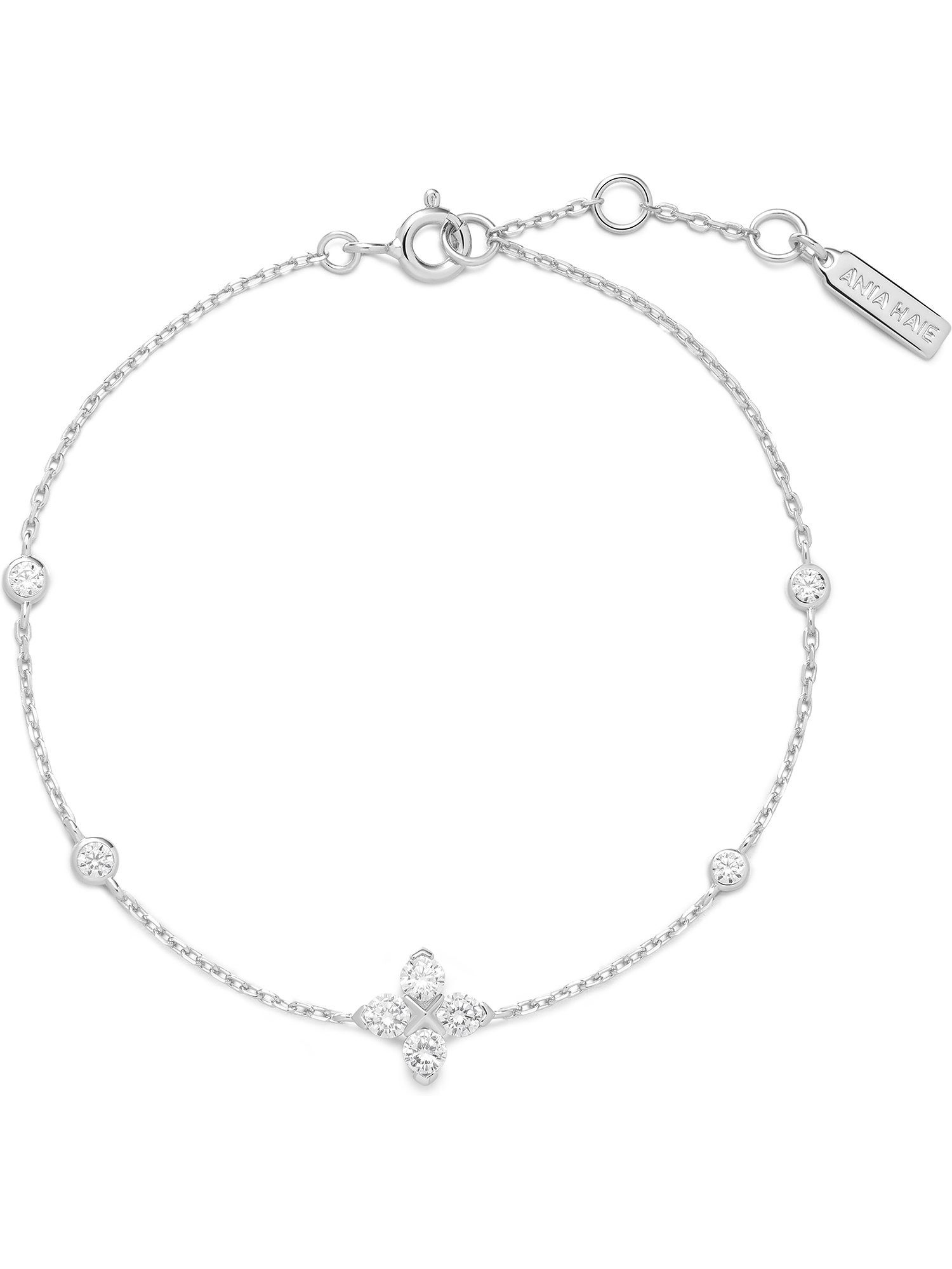Ania Haie Armband Ania Haie Damen-Armband 925er Silber 8 Zirkonia