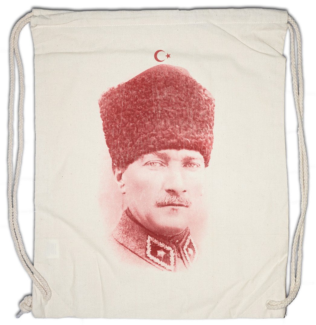 Urban Backwoods Turnbeutel AtaTürk Portrait Turnbeutel Mustafa Kemal Ataturk Türkei Osmanisches (1-tlg), Reich Istanbul Republik Turkey