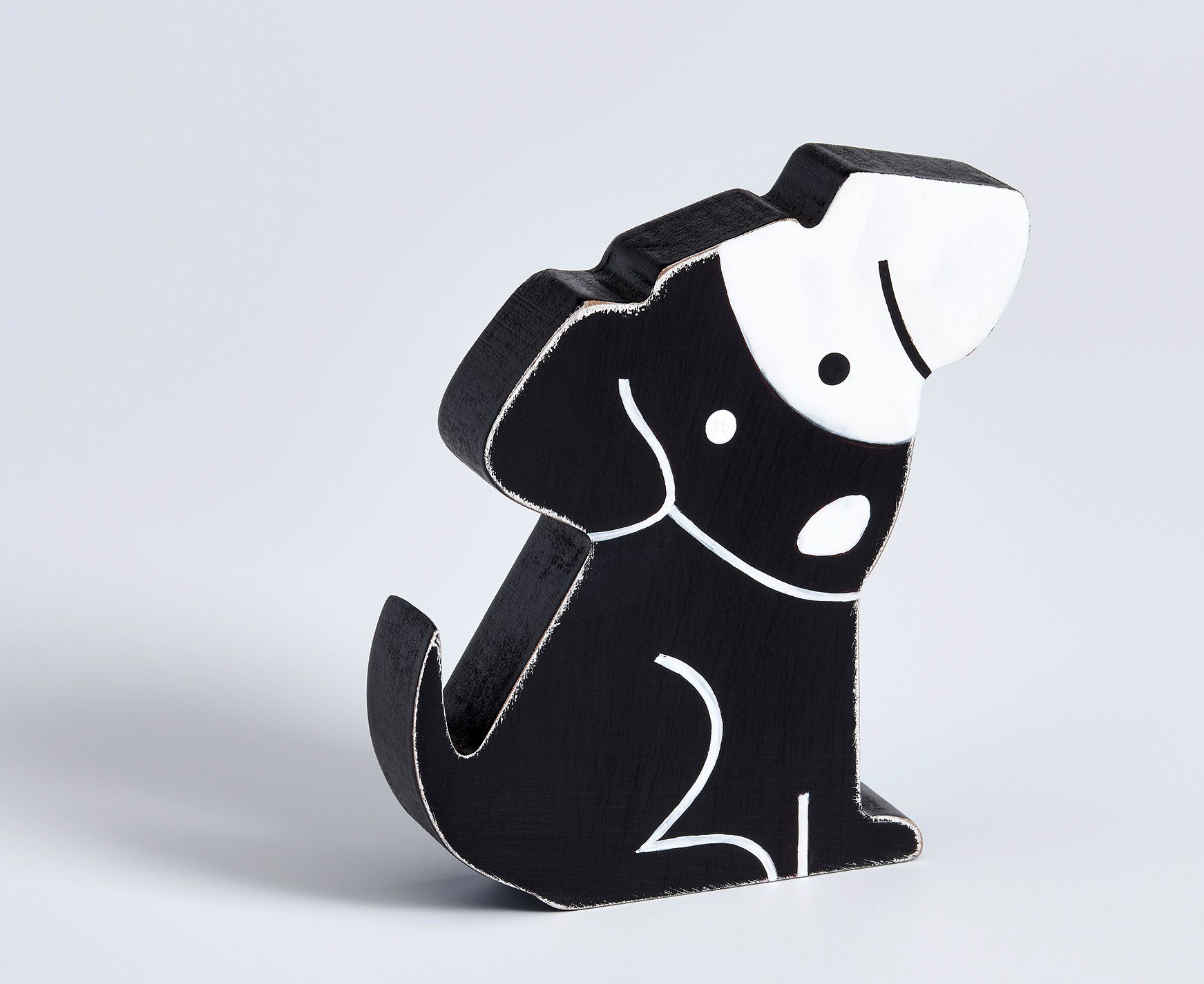 Walther Design Tierfigur Cats & Dogs Dekofigur Hund in zwei Farben weiss