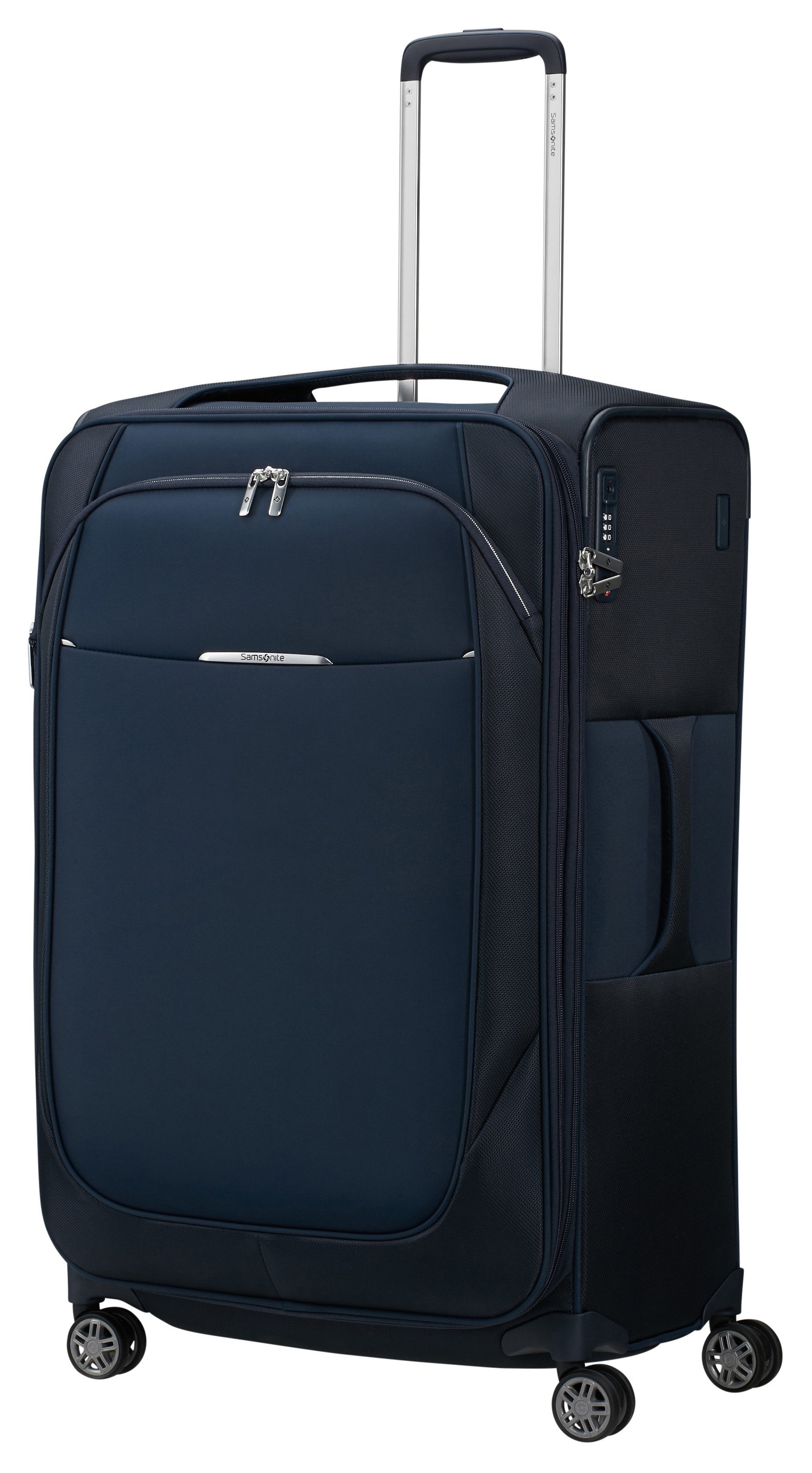 Samsonite Weichgepäck-Trolley RE-LITE, verschiedene Größen und Farben, 4 Rollen, mit arretierbarem und versenkbarem Druckknopf-Trolleysystem