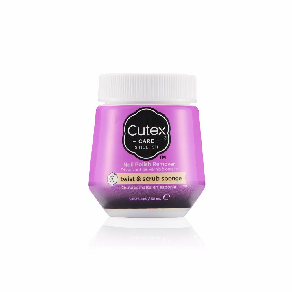 CUTEX Nagellackentferner SPONGE POLISH REMOVER twist & scrub 52ml
