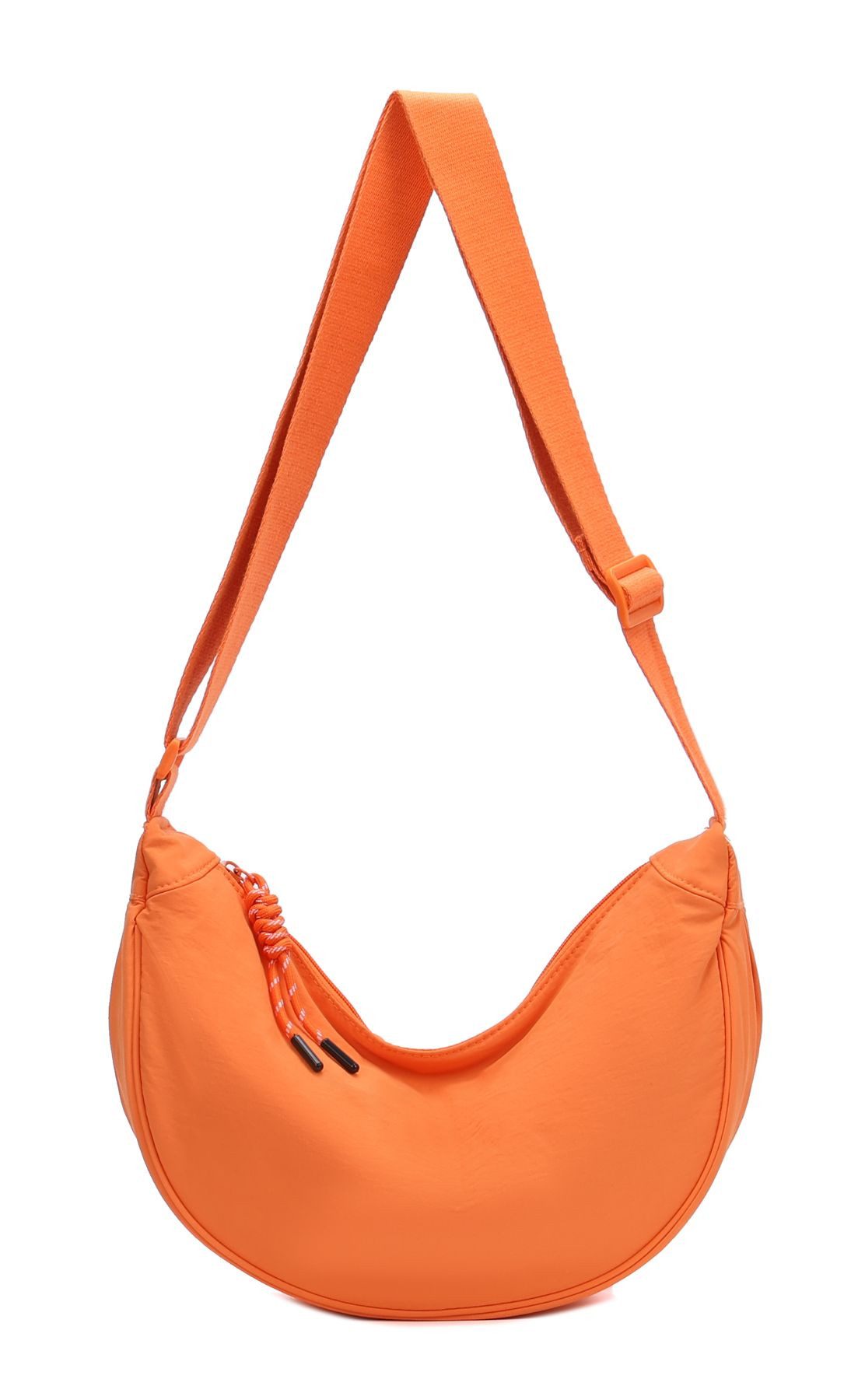 ITALYSHOP24 Schultertasche Damen Tasche MOON Bodybag Brusttasche CrossBody UNISEX Nylon, HERREN Hobo Bag Runde Umhängetasche Hüfttasche Crossover Reise modern