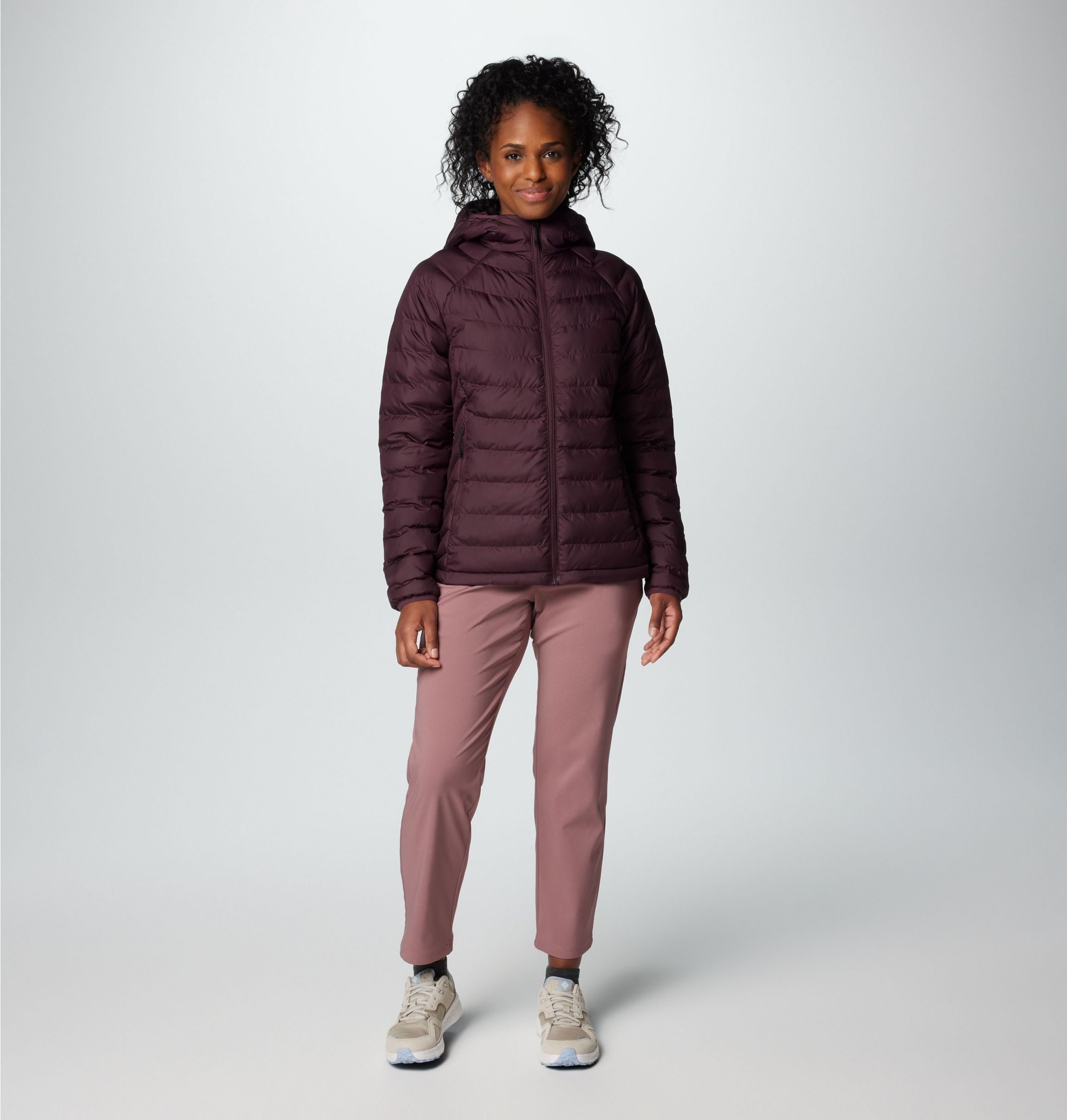 Columbia Steppjacke Powder Lite II Hooded Jacket wasserabweisende Außenjacke, leichte Steppjacke, mit Reißverschluss