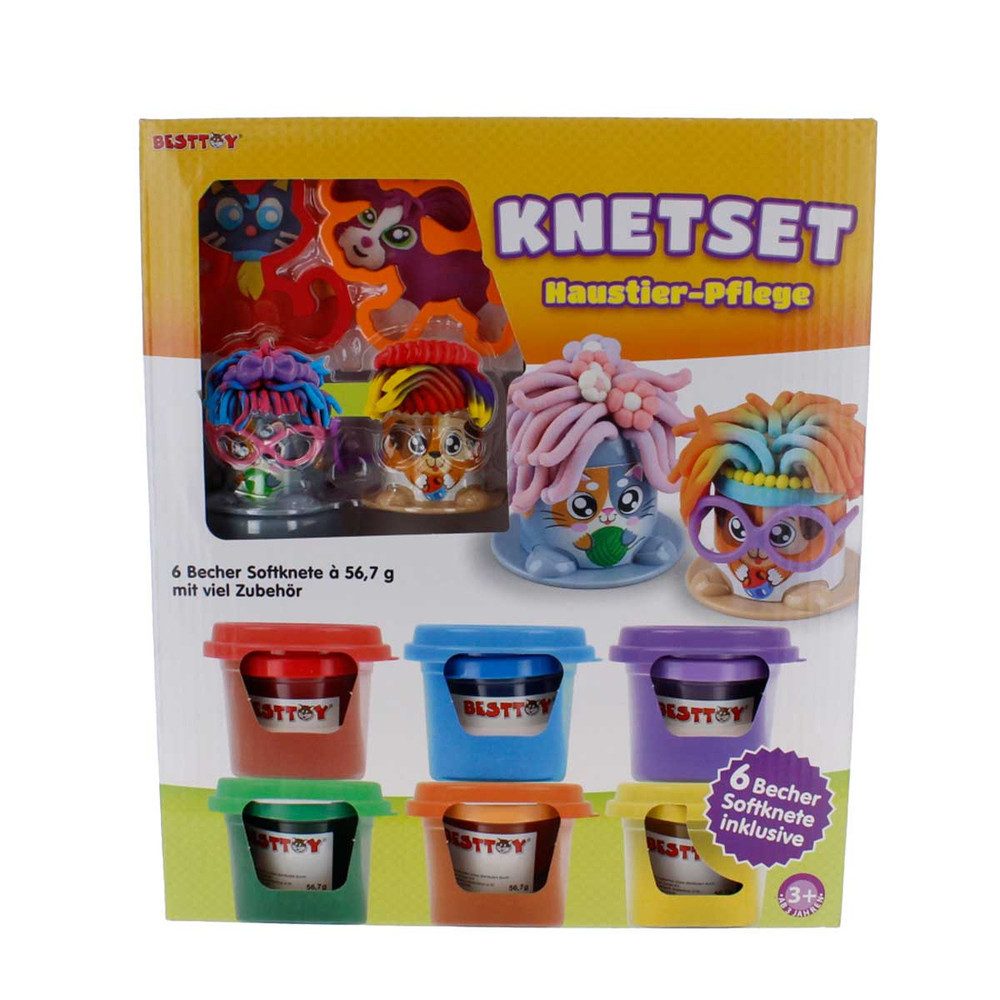 Playgo Knete Besttoy - Knetset Haustier-Pflege