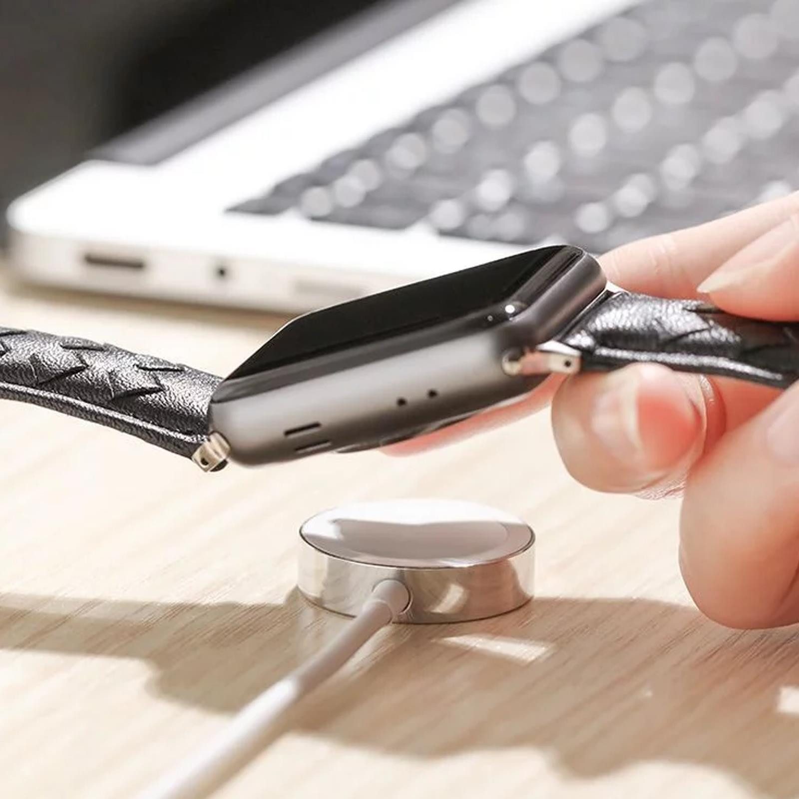 JOYROOM Magnetisches Ladekabel für Apple Watch Smartphone-Ladegerät (500 mA, magnetic Charger Ladegerät USB A Kabel wireless)