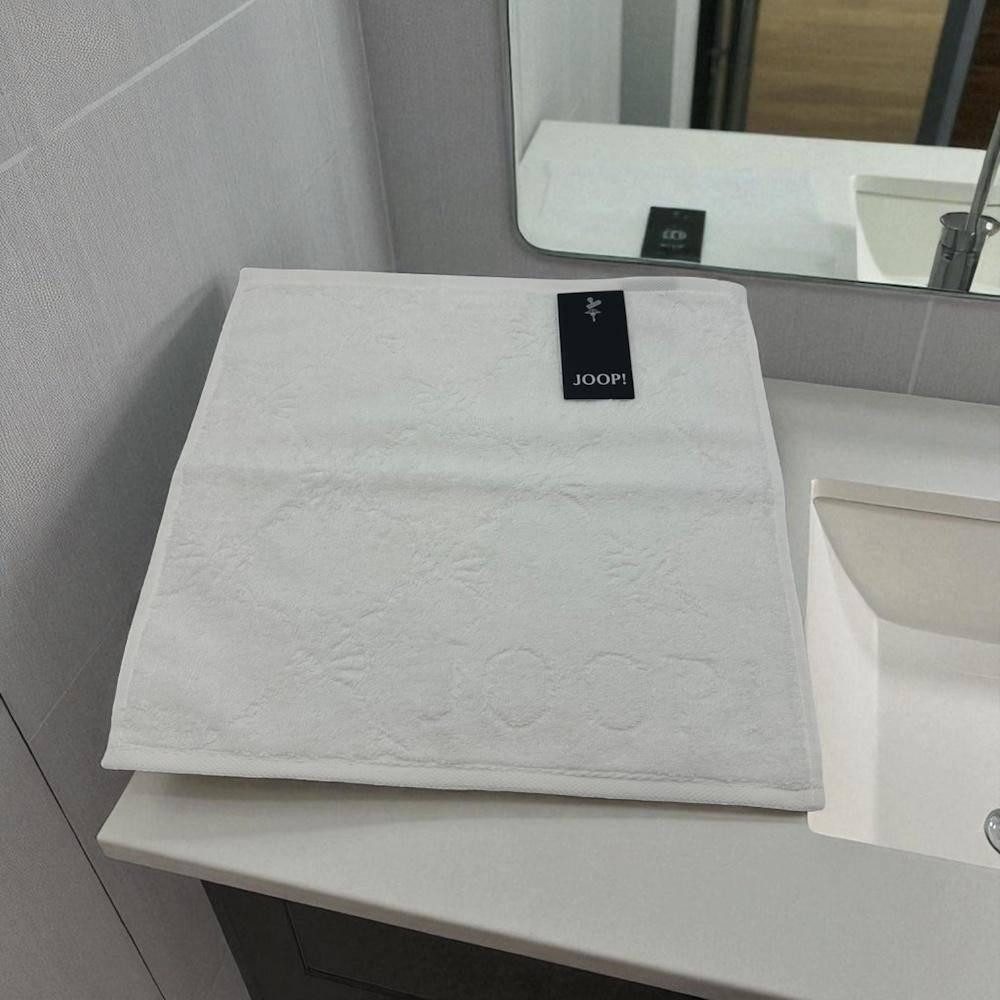 JOOP! Handtücher Uni Cornflower 1670 Weiß, 100% Baumwolle günstig online kaufen