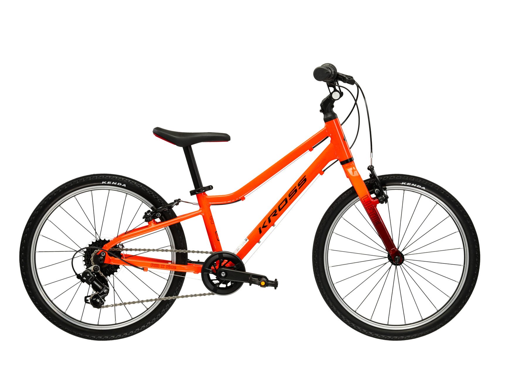Kross Kinderfahrrad Lightweight Liftie 7 Gänge, 7 Gang Shimano TOURNEY TY200 Schaltwerk, Kettenschaltung