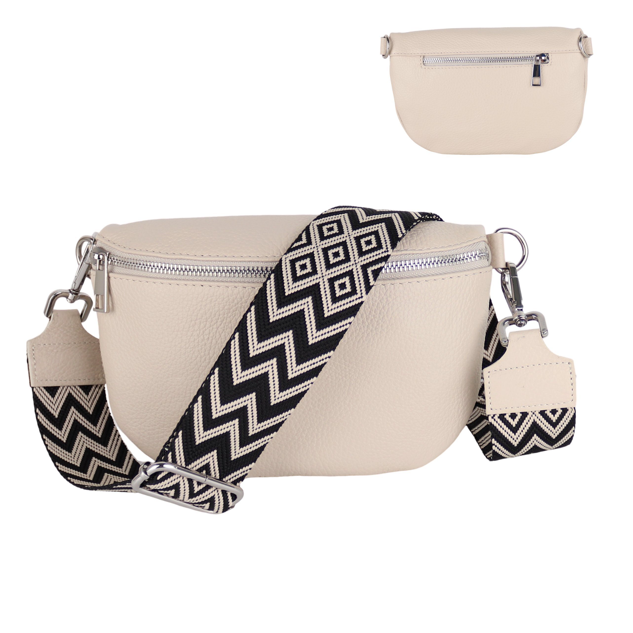 MIRROSI Bauchtasche Damen Echtleder, Made in günstig online kaufen