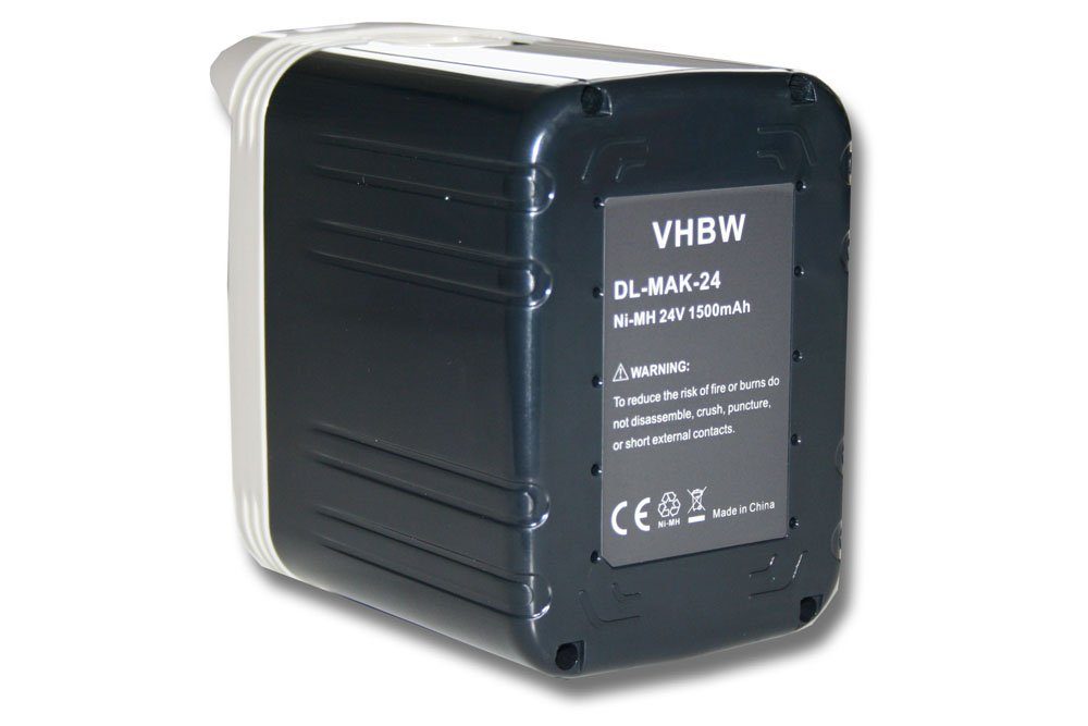 vhbw kompatibel mit Makita TW200DRA, TW200D, DK2405HF Akku NiMH 1500 mAh (24 V)