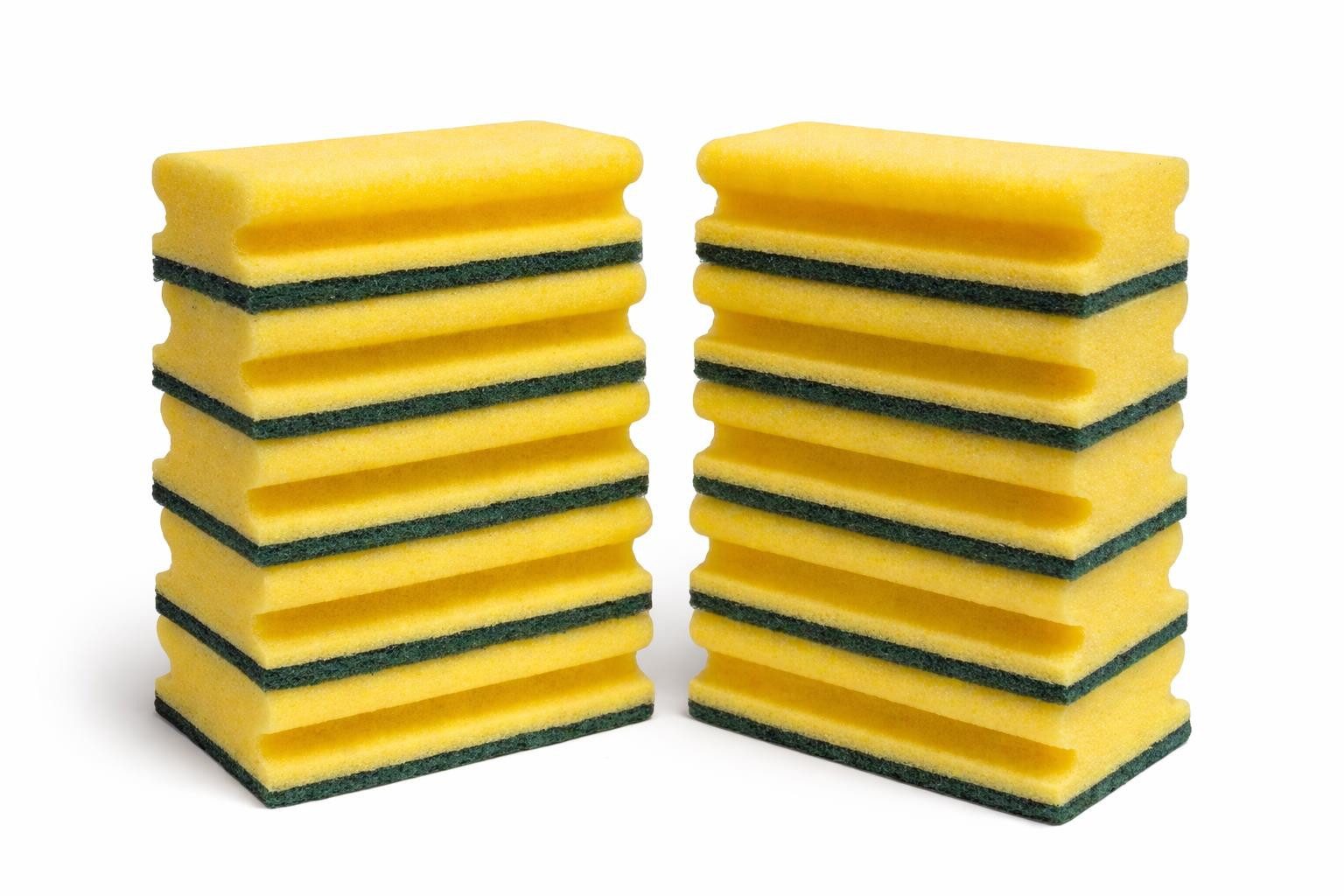 BAYLI Scheuerschwamm 10 Stück XXL Scheuerschwamm 153x69x42mm Reinigung Topfschwamm Küchensc