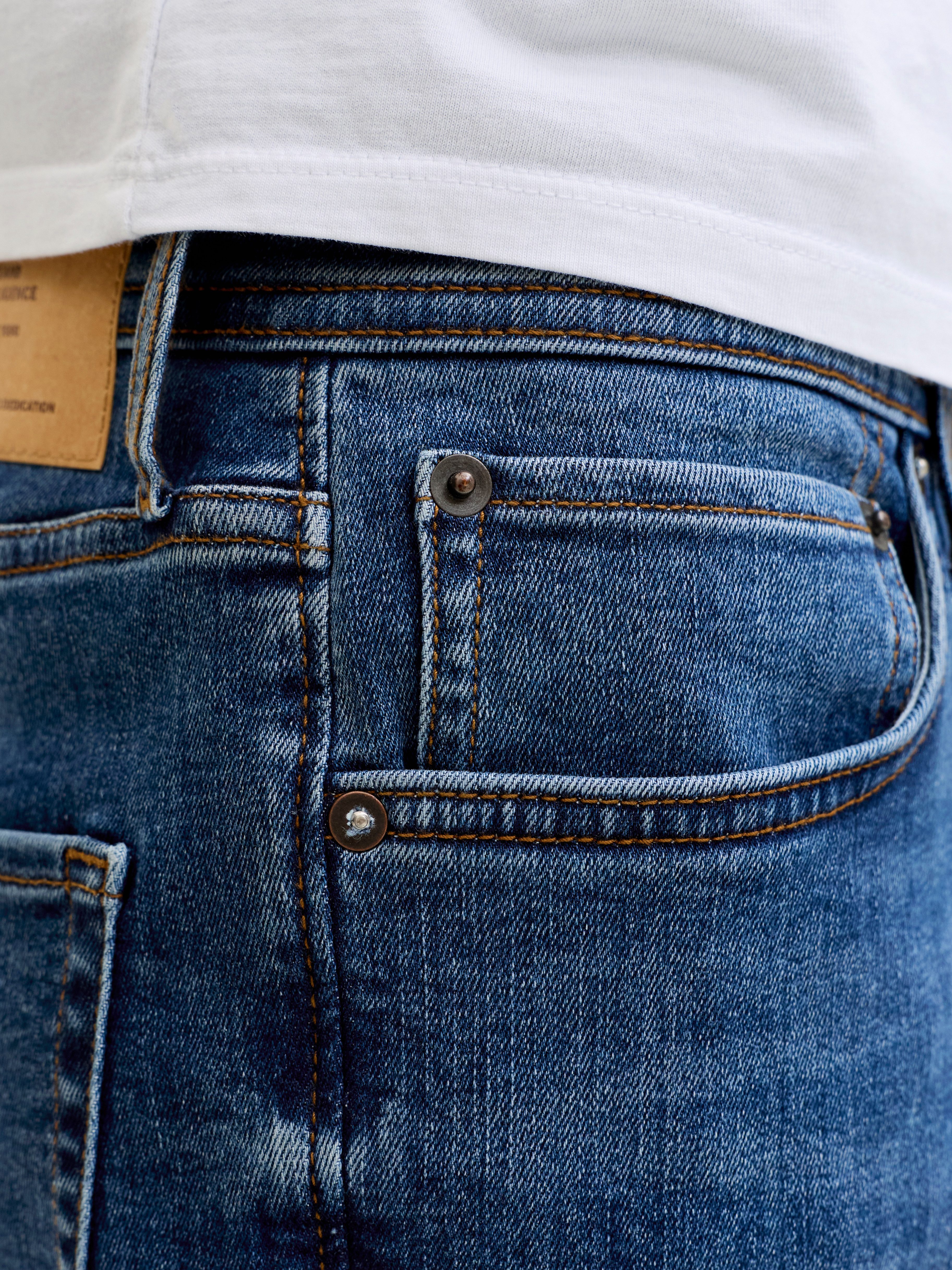 Jack & Jones Tapered-fit-Jeans JJIMIKE JJORIGINAL ST 171 NOOS Baumwollmischung, comfort fit