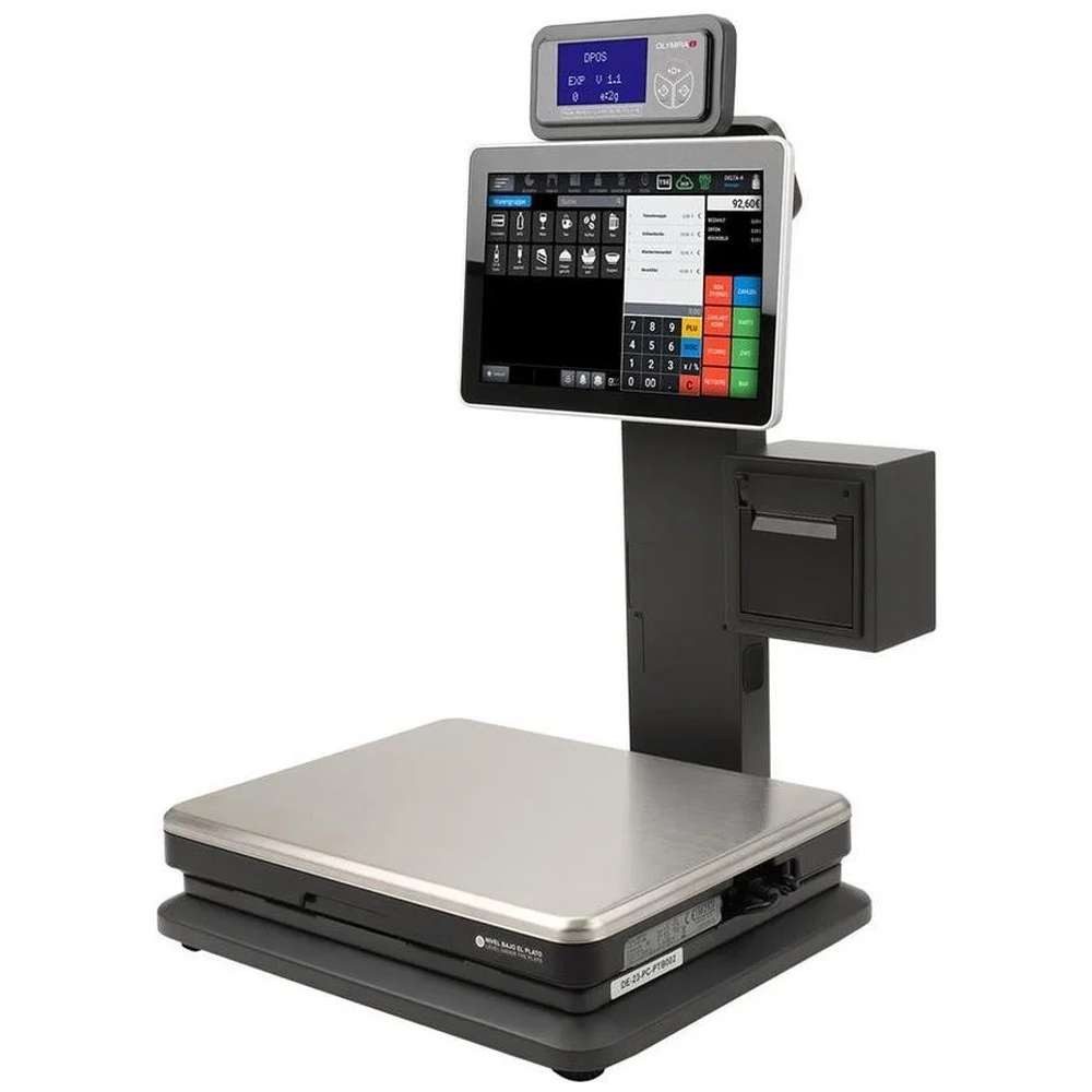 Olympia Registrierkasse Olympia Kasse WK1 Waage schwarz HINWEIS BEACHTEN