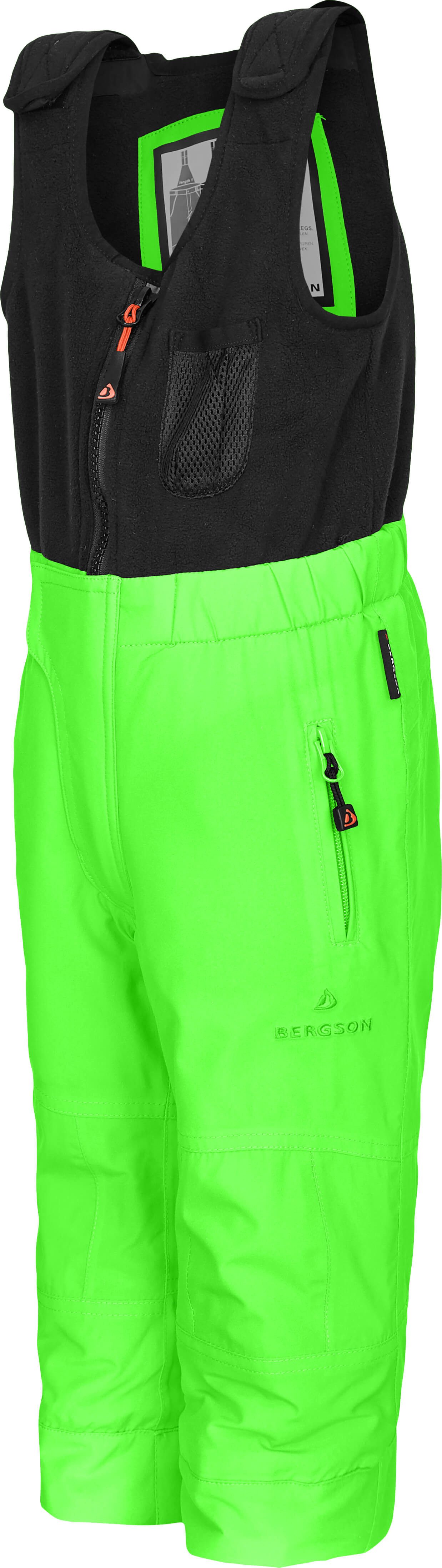 Bergson Skihose LIZZA Kinder Skihose, wattiert, 20000 mm Wassersäule, Normalgrößen, Gecko g