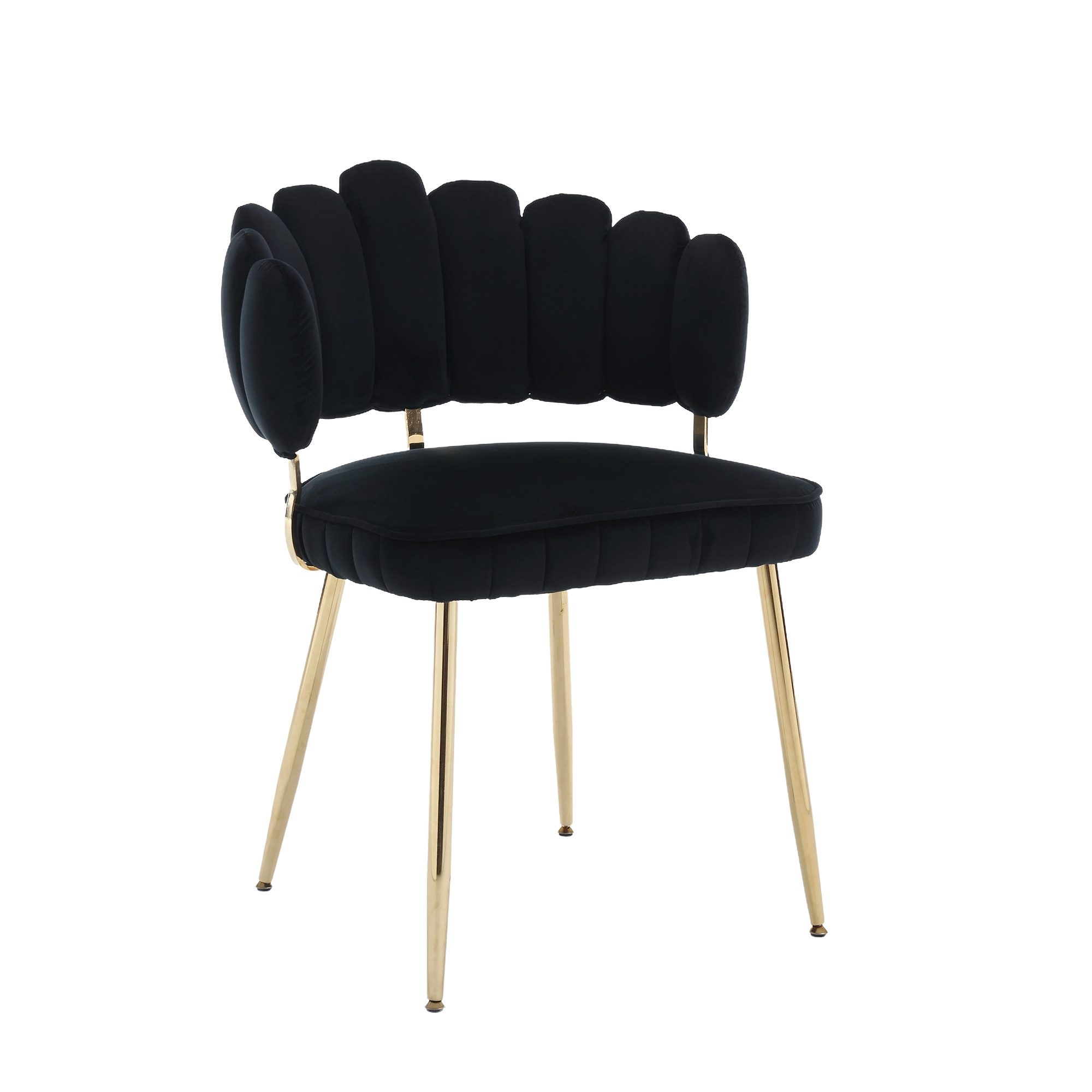 KLAM HOME Esszimmerstuhl Moderner Samt Wohnzimmersessel, günstig online kaufen
