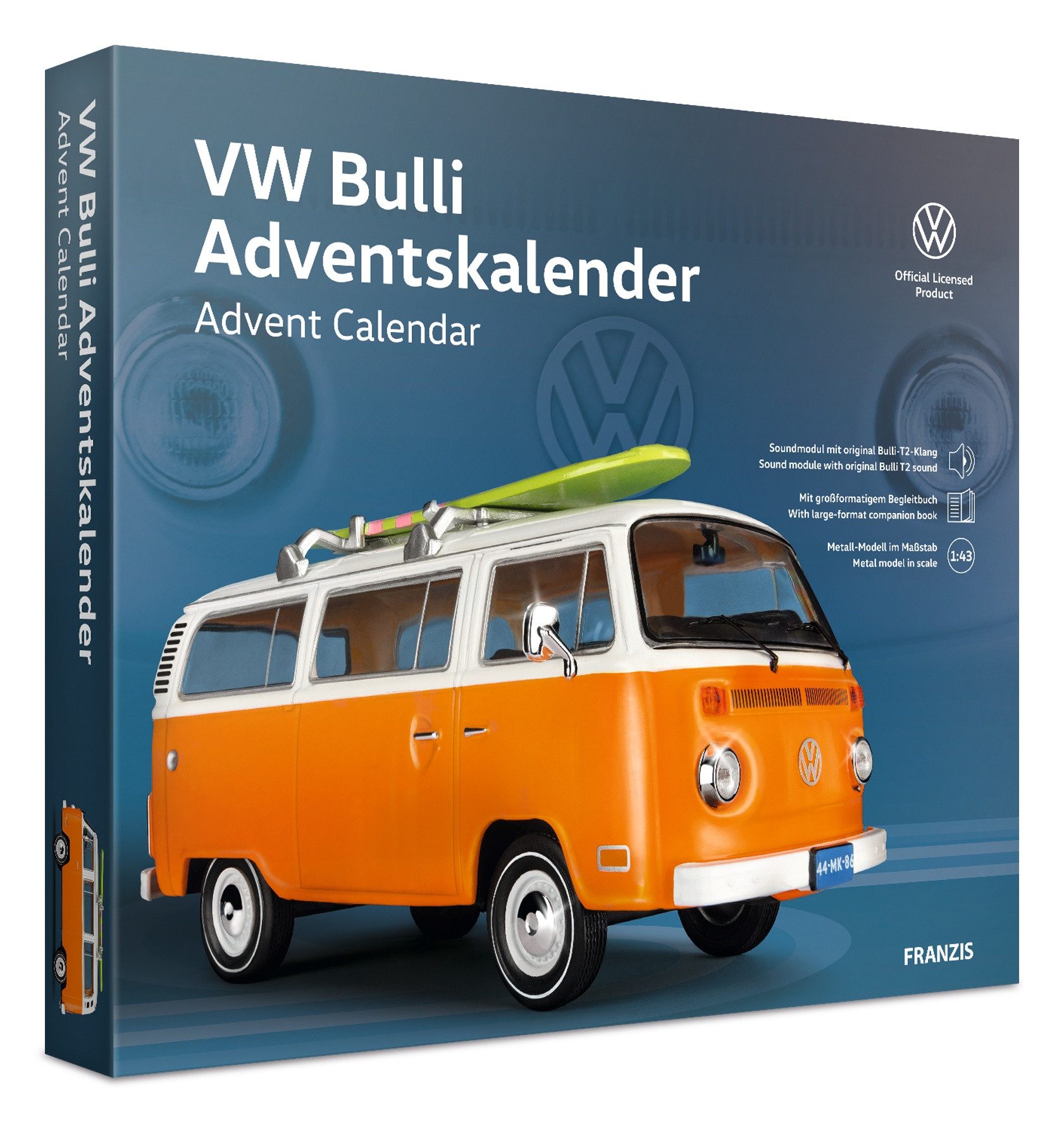 Franzis Adventskalender VW Bulli Adventskalender