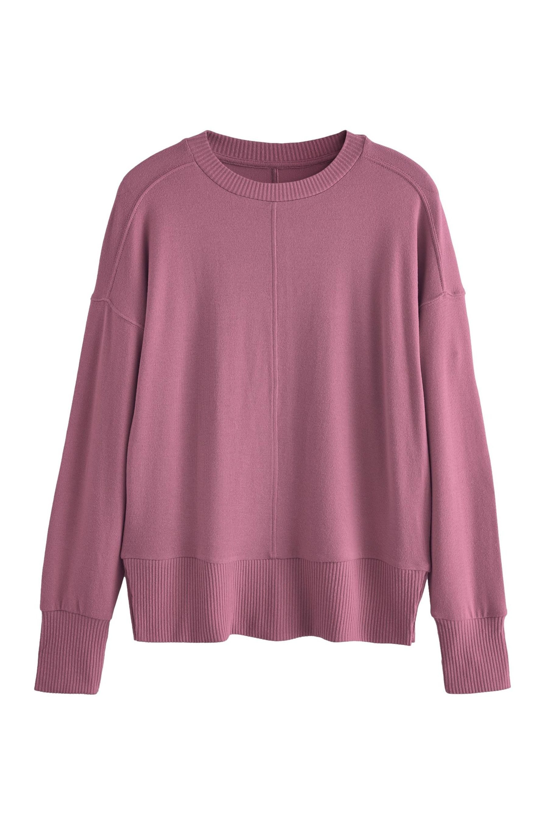 Next Rundhalspullover Weicher Rundhalspullover mit Nahtdetail günstig online kaufen