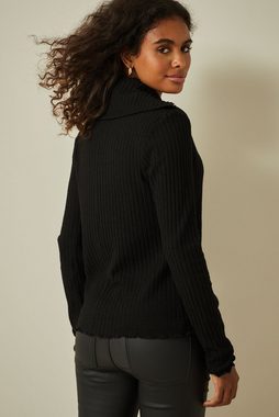 Next Sweatshirt Leichter, weicher Long-Pullover mit V-Ausschnitt (1-tlg)
