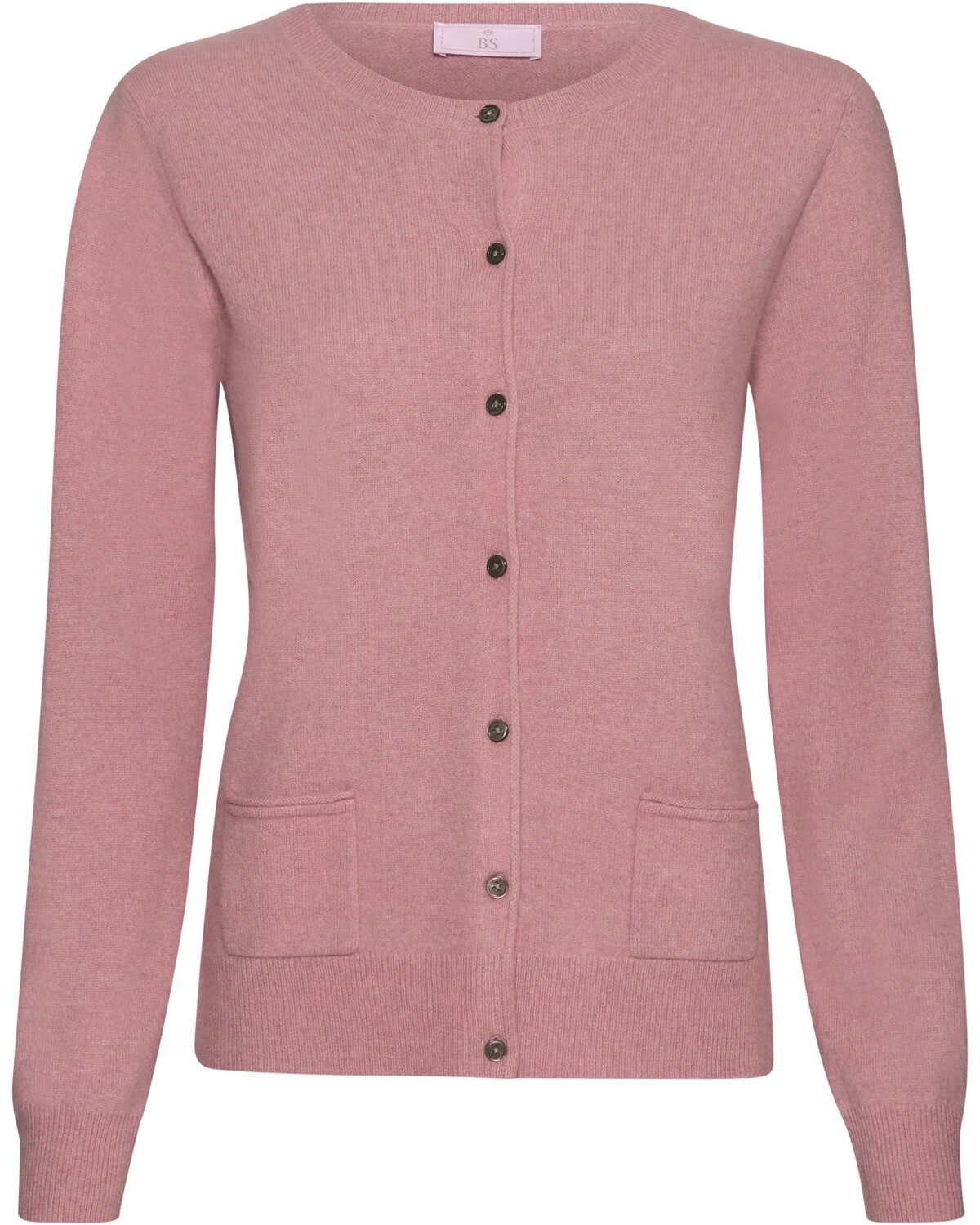 Brigitte von Schönfels Strickjacke Kaschmir Rundhals-Cardigan günstig online kaufen