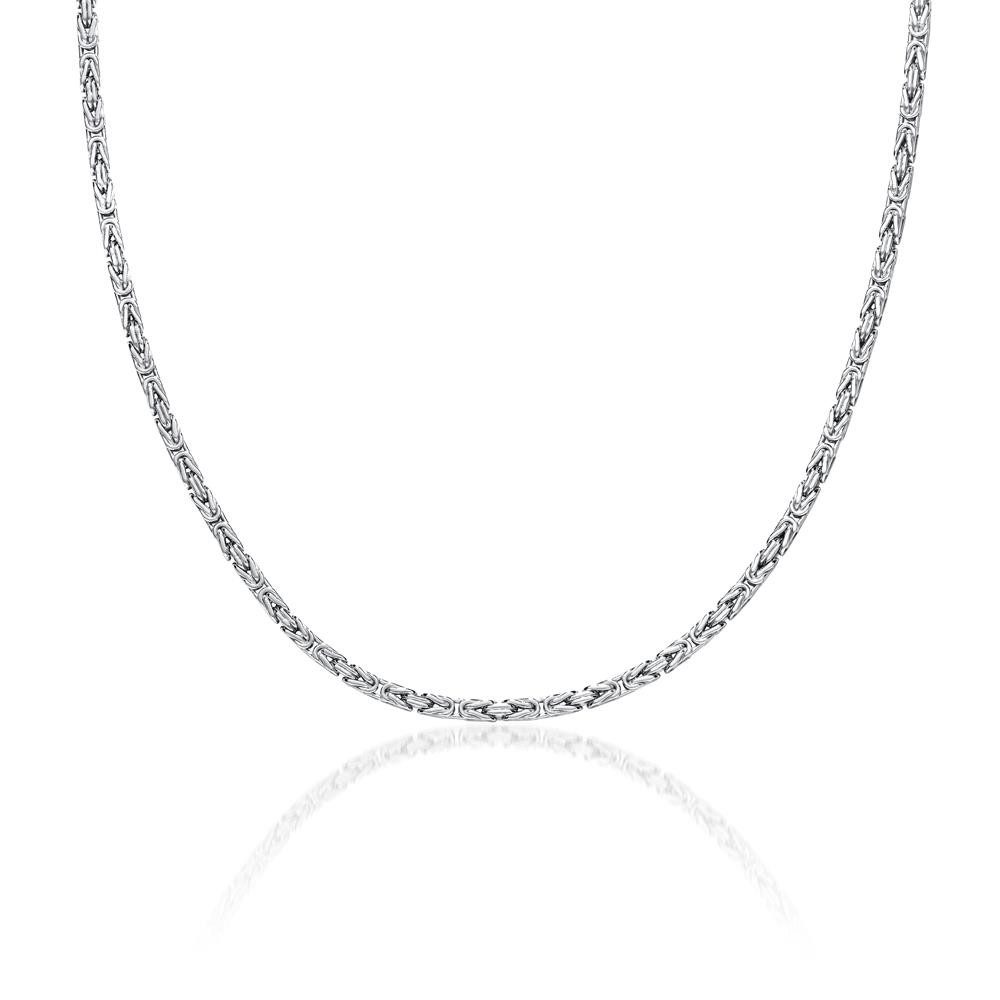 JEWLIX Königskette Herren Königskette von JEWLIX aus Sterlingsilber, 2,0 mm (Длина: 50cm)