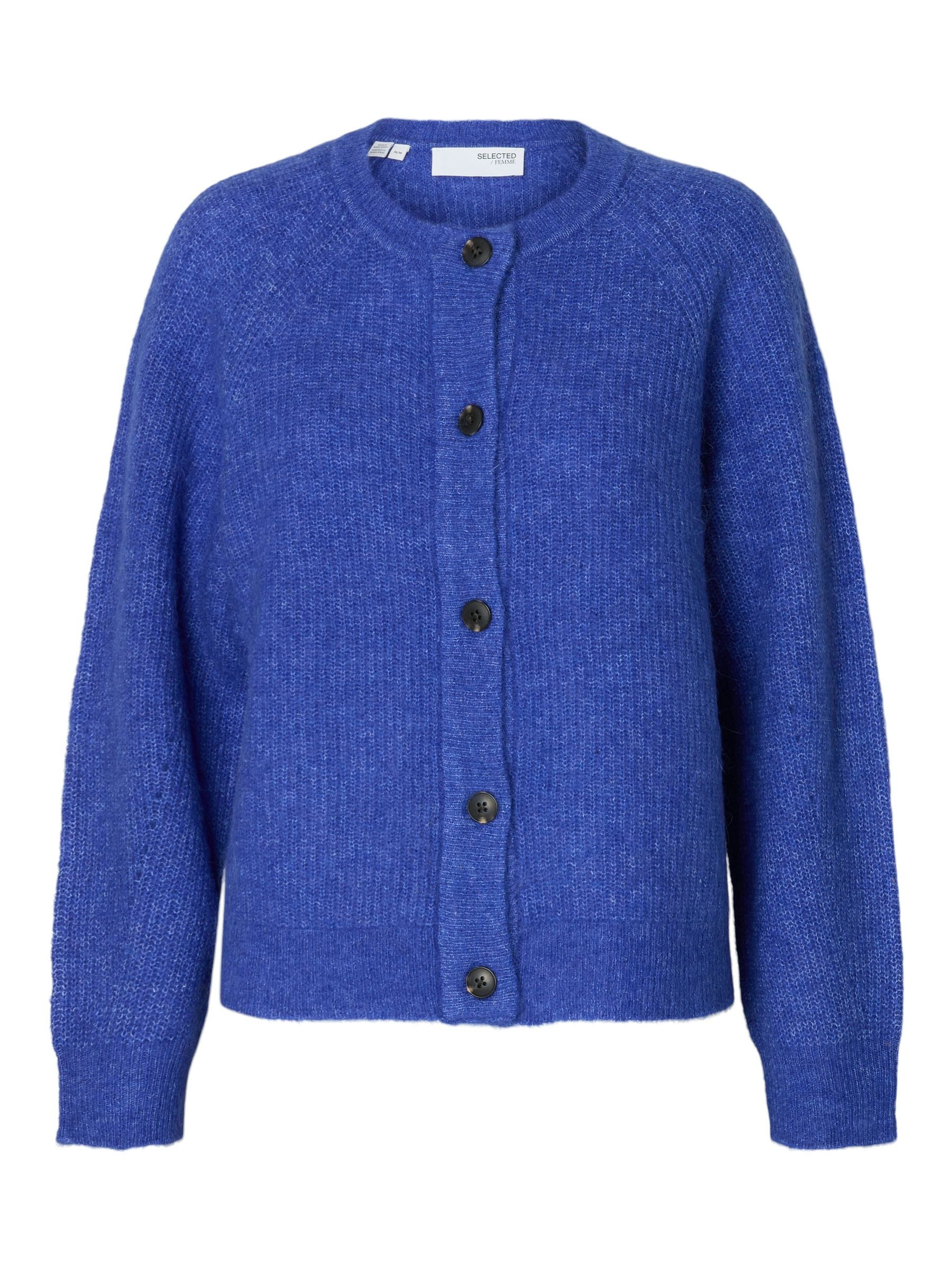 SELECTED FEMME Strickpullover Strickjacke Relaxed Fit günstig online kaufen