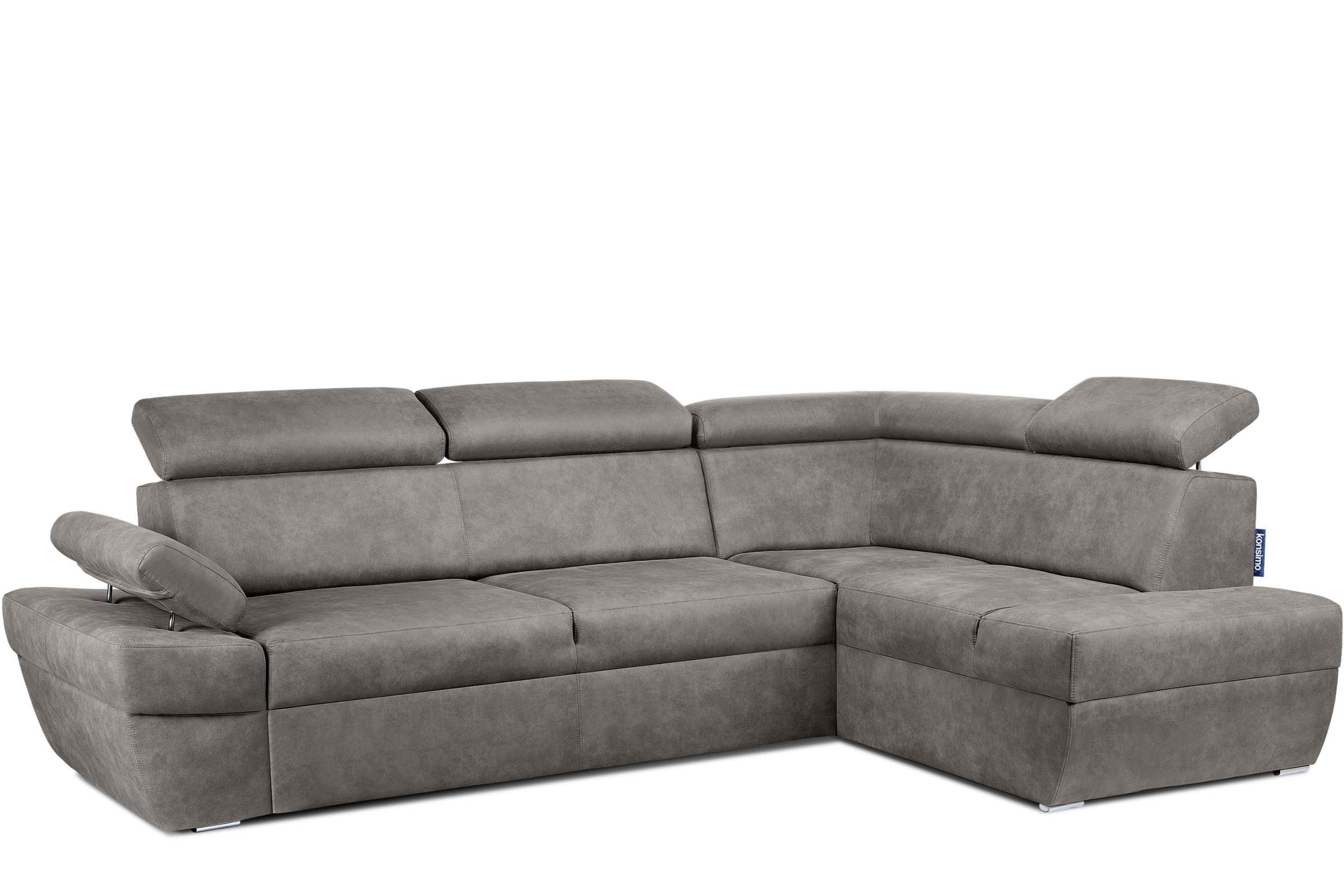KONSIMO® Ecksofa RATLO Ecksofa, mit Bettfunktion günstig online kaufen