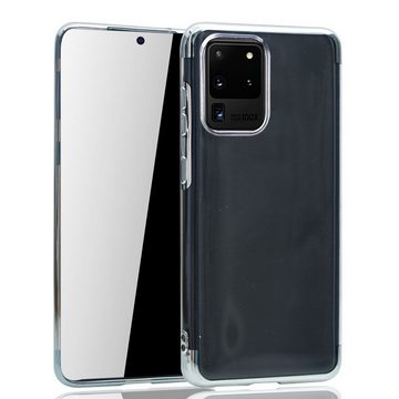König Design Handyhülle, Samsung Galaxy S20 Ultra Handyhülle Bumper Backcover Silber
