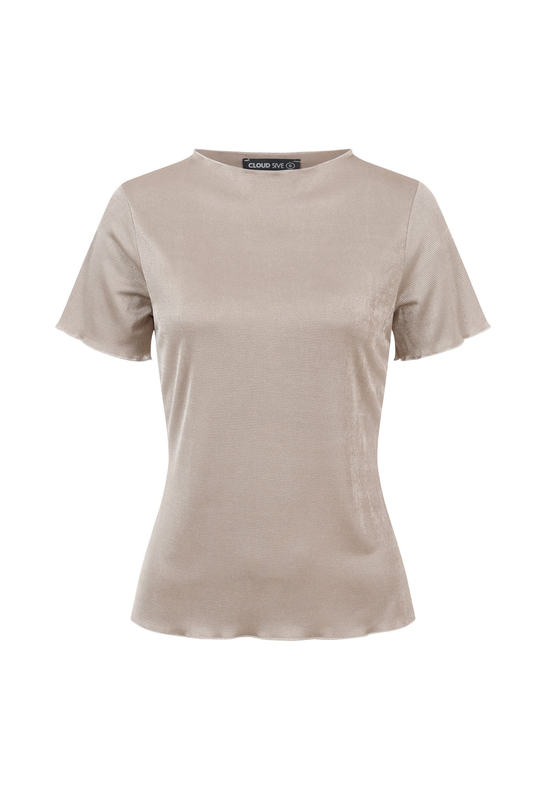 CLOUD 5IVE T-Shirt CLOUD 5IVE Lurex Look T-Shirt (1-tlg)
