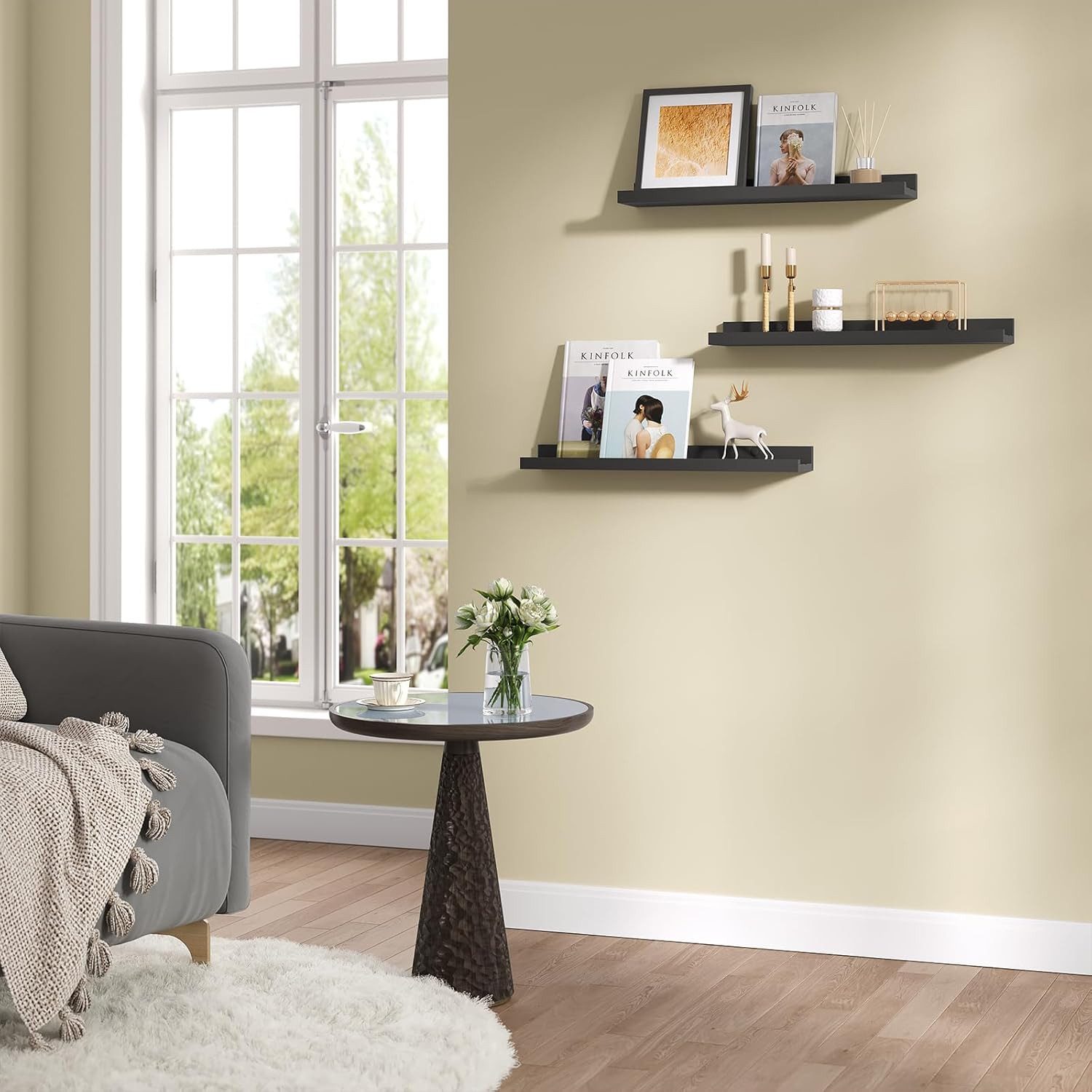 EUGAD Wandregal, 6-tlg., 6er Set, Schweberegal, Fotoleiste günstig online kaufen