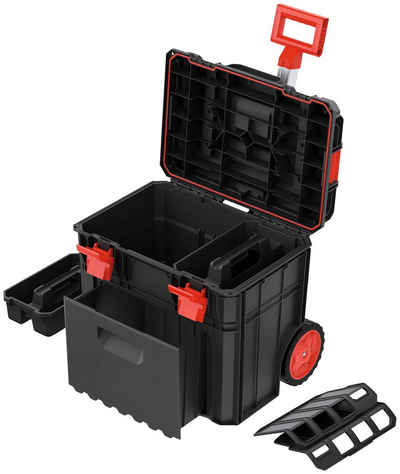 Prosperplast Werkzeugtrolley X Block Pro, 54,6 x 38 x 19,4 cm