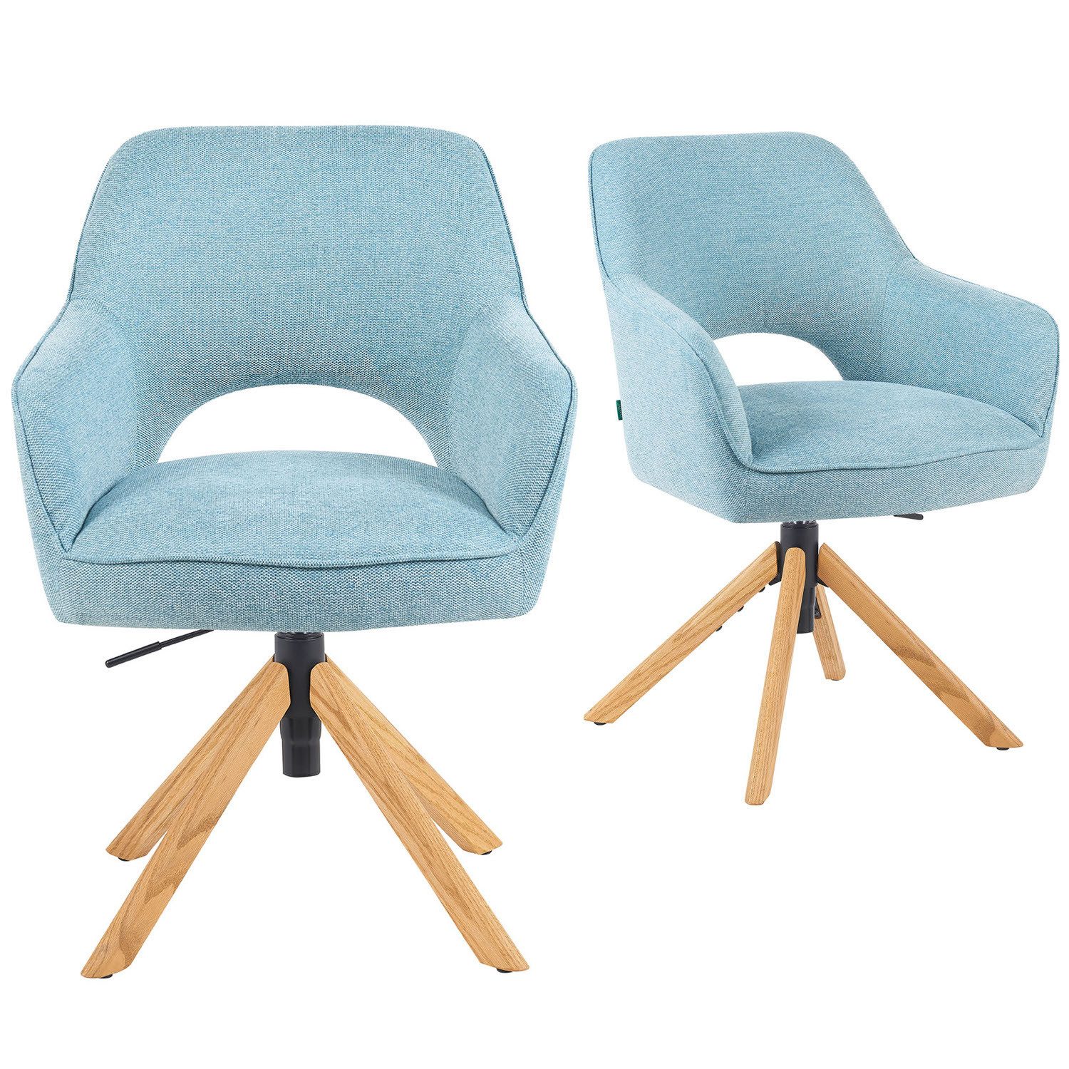 DUBI Möbel Polsterstuhl Mika-Lara 2er-Set günstig online kaufen