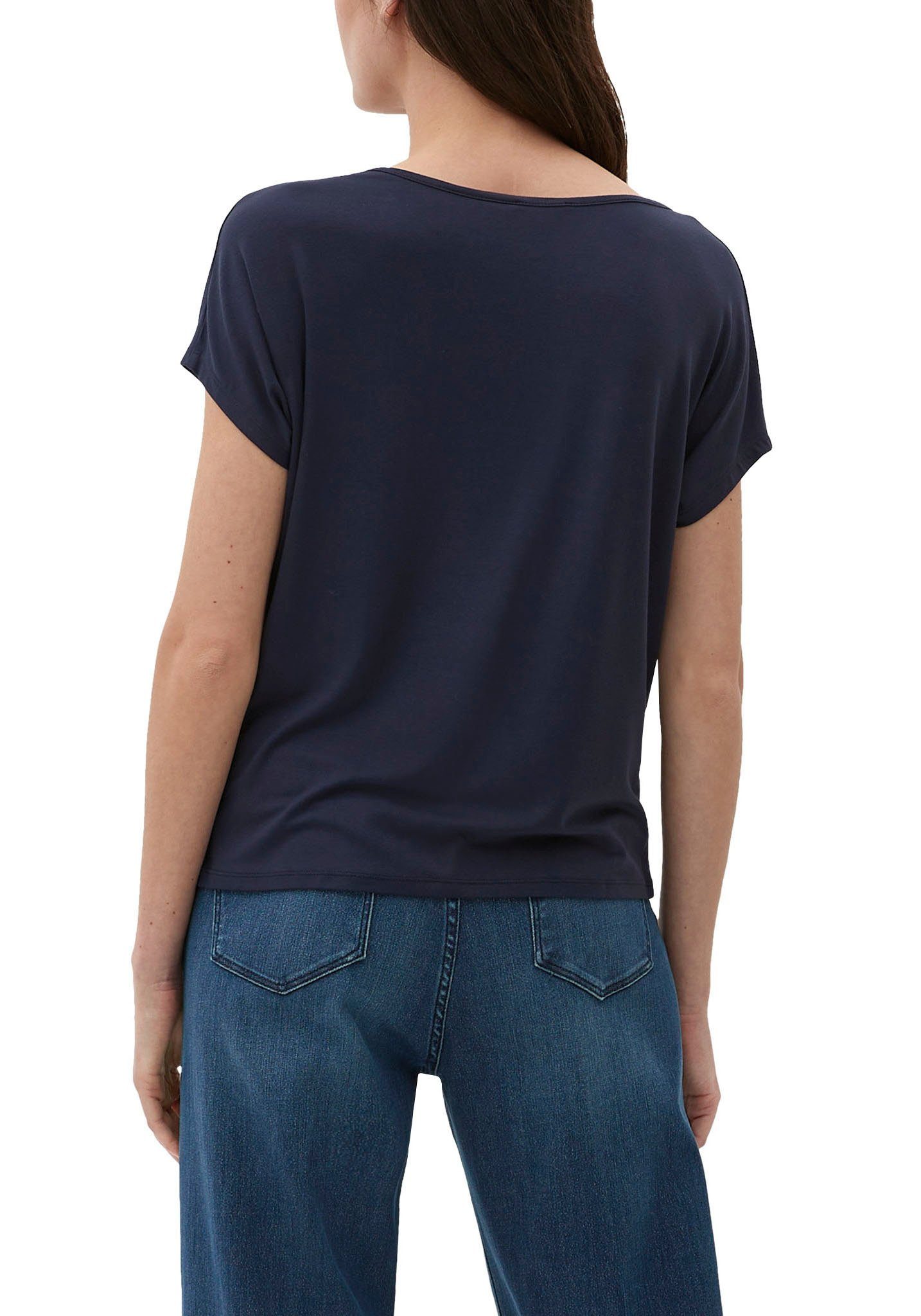 s.Oliver T-Shirt S.Oliver T-Shirts Damen blue