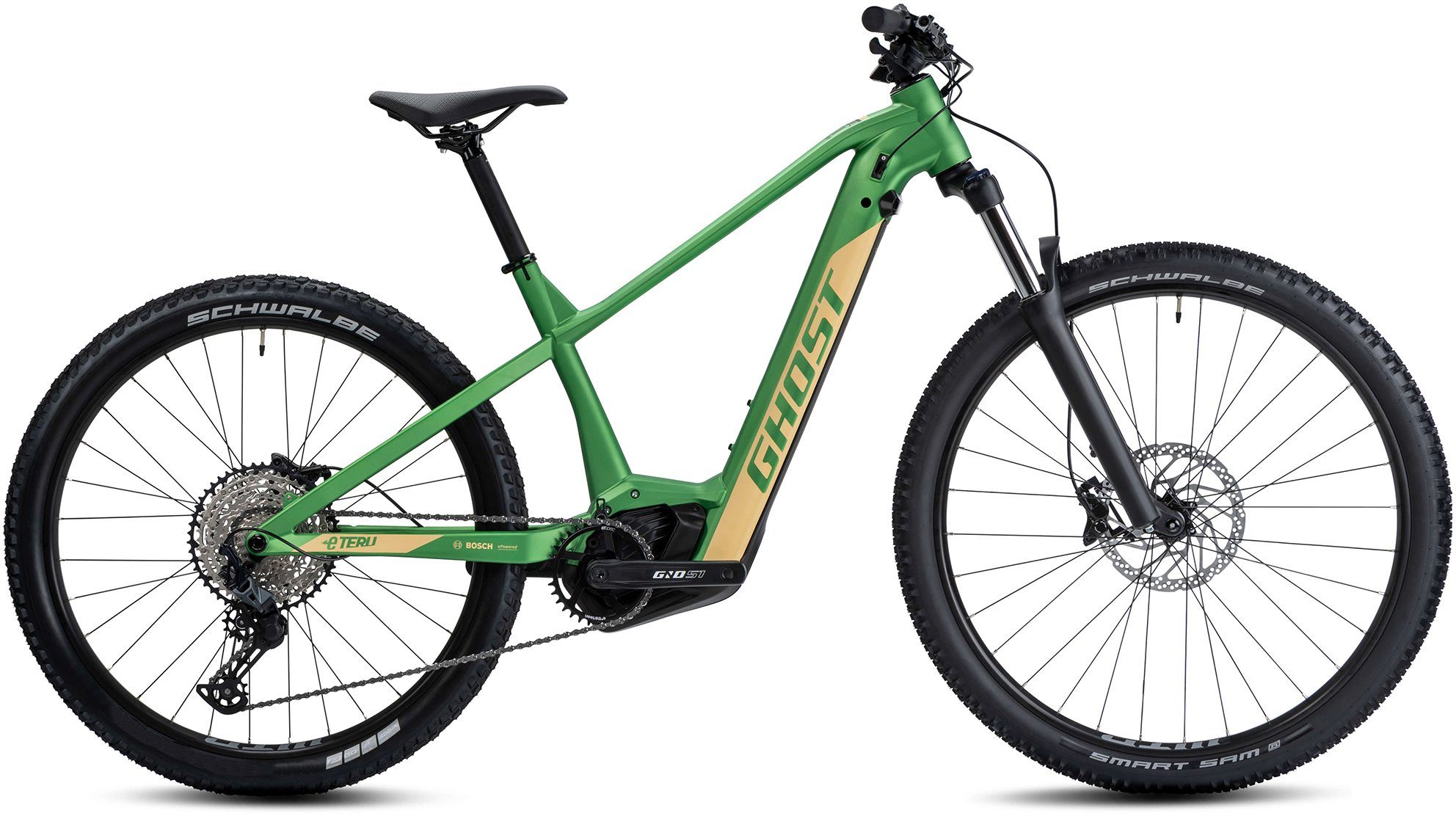 Ghost E-Bike Mountainbike E-Teru B Advanced, 12 Gang Shimano SLX RD-M7100 Schaltwerk, Kettenschaltung, Mittelmotor, 750 Wh, Pedelec, Elektrofahrrad für Damen u. Herren, MTB