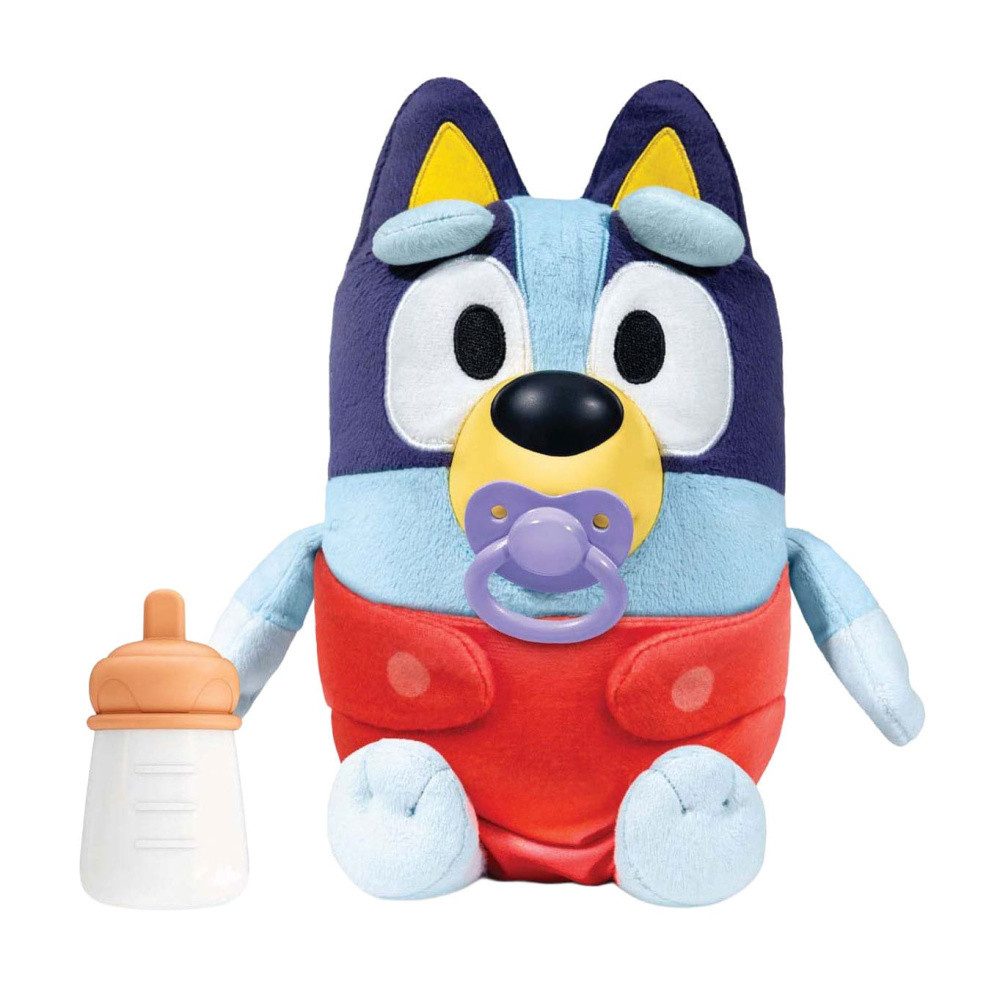 Moose Toys Plüschfigur Bluey Interaktive Plüschfigur Baby Bluey 30 cm