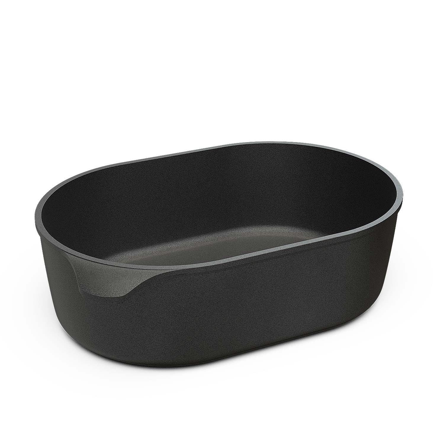 Hoffmann Germany Bräter Aluguss Antihaft Gänsebräter 40×27 cm – Made in Germany, Aluguss (1-tlg), Schmortopf, 8,5 l, 250°C, 2 Kochfelder od. ovales Kochfeld