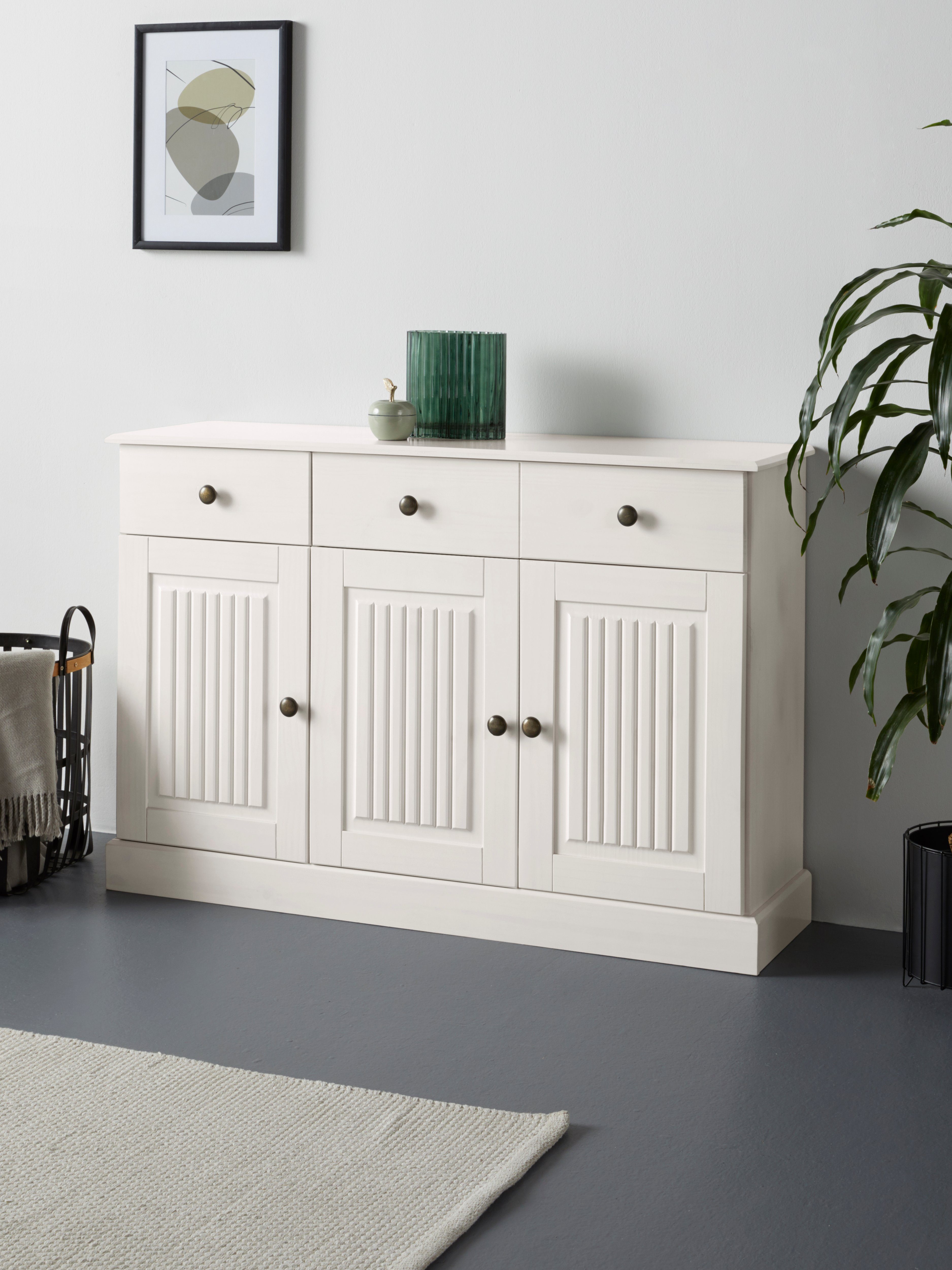 OTTO home Sideboard Liotta, Kommode mit 2 Schubkästen u. 2 verstellbare Einlegeböden