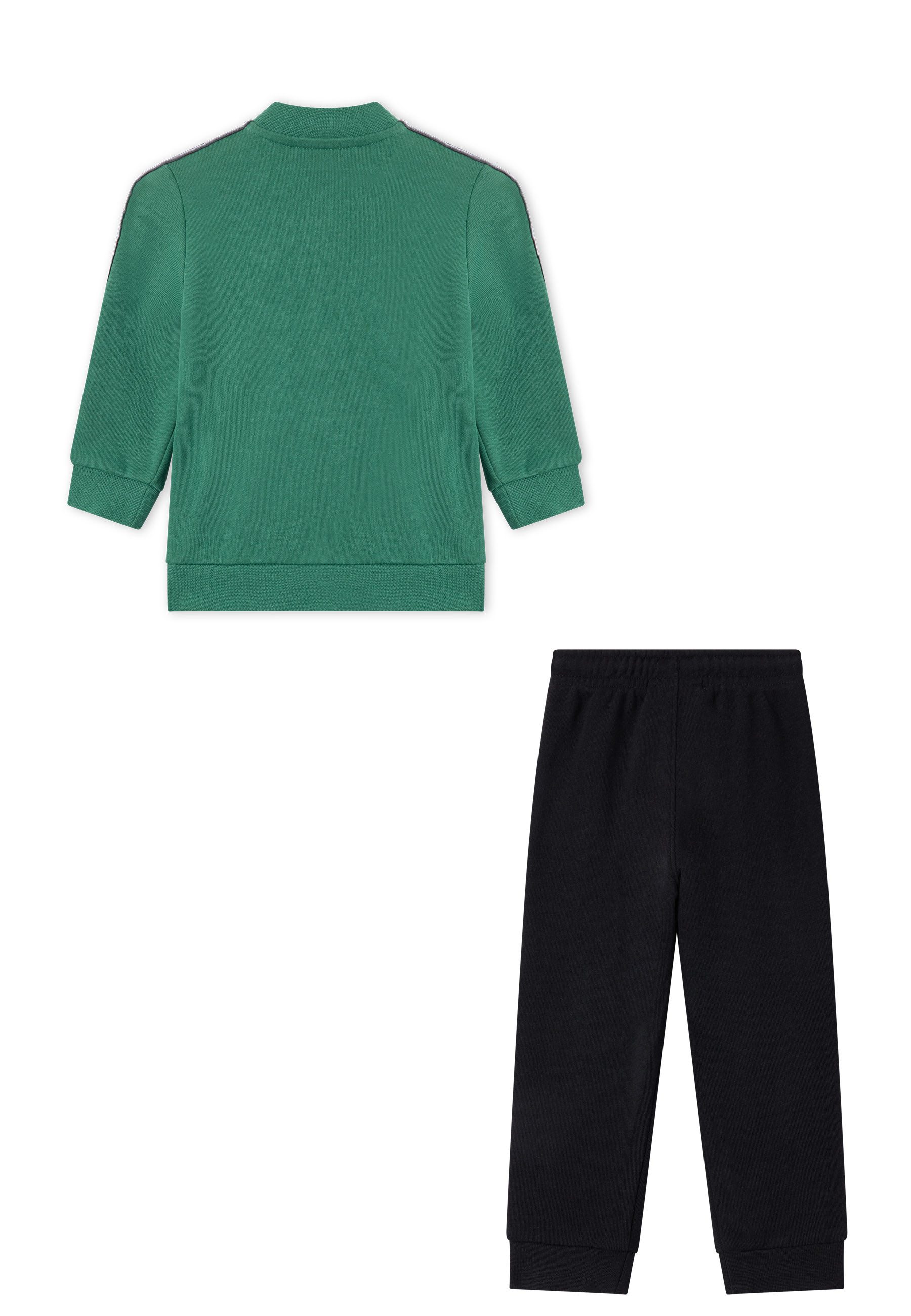 Champion Trainingsanzug Sports-inspired Toddler Terry Full Zip Sweatsuit with tape detailing (2-tlg), Zweiteiliges Set, mit Reißverschluss, aus Baumwolle und Polyester