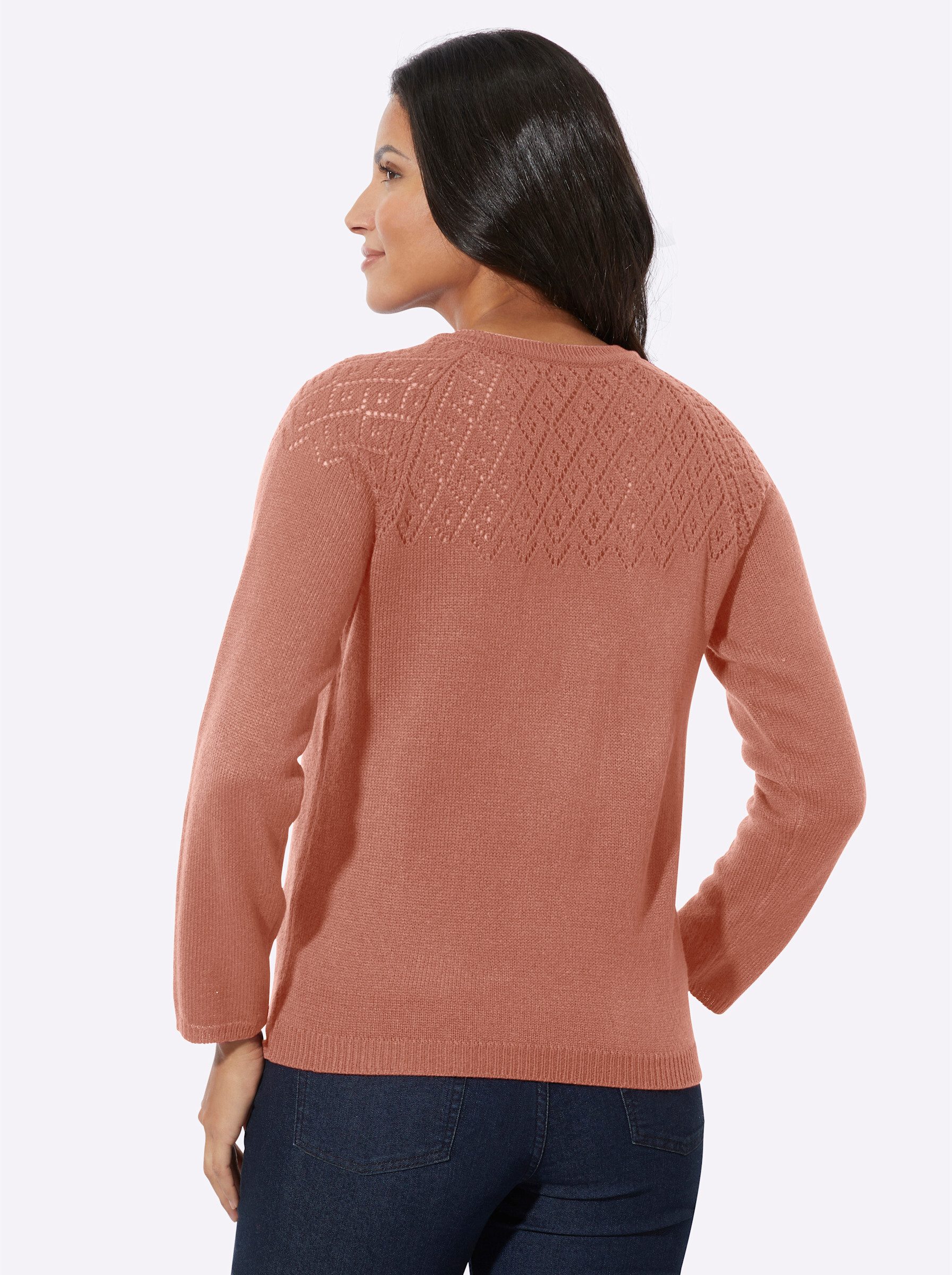 Sieh an! Strickpullover Ajourpullover . günstig online kaufen