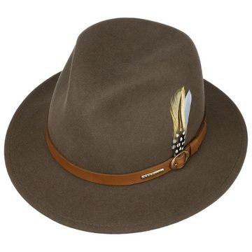 Stetson Filzhut (1-St) Wollfilzhut mit Lederband, Made in USA