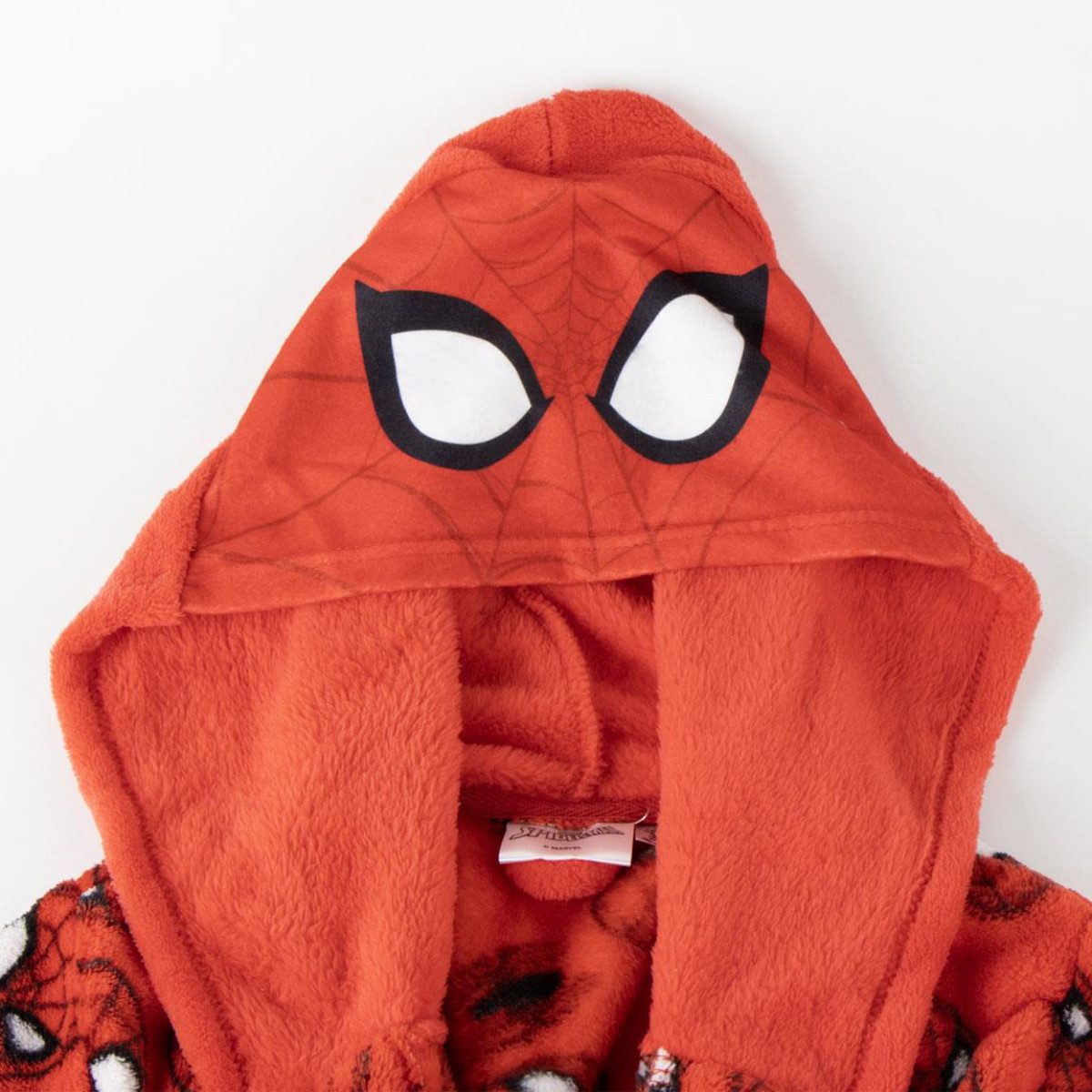 Cerda Kinderbademantel Spider-Man Kinder Hausmantel – Kuscheliger Bademantel aus Polyester, Polyester