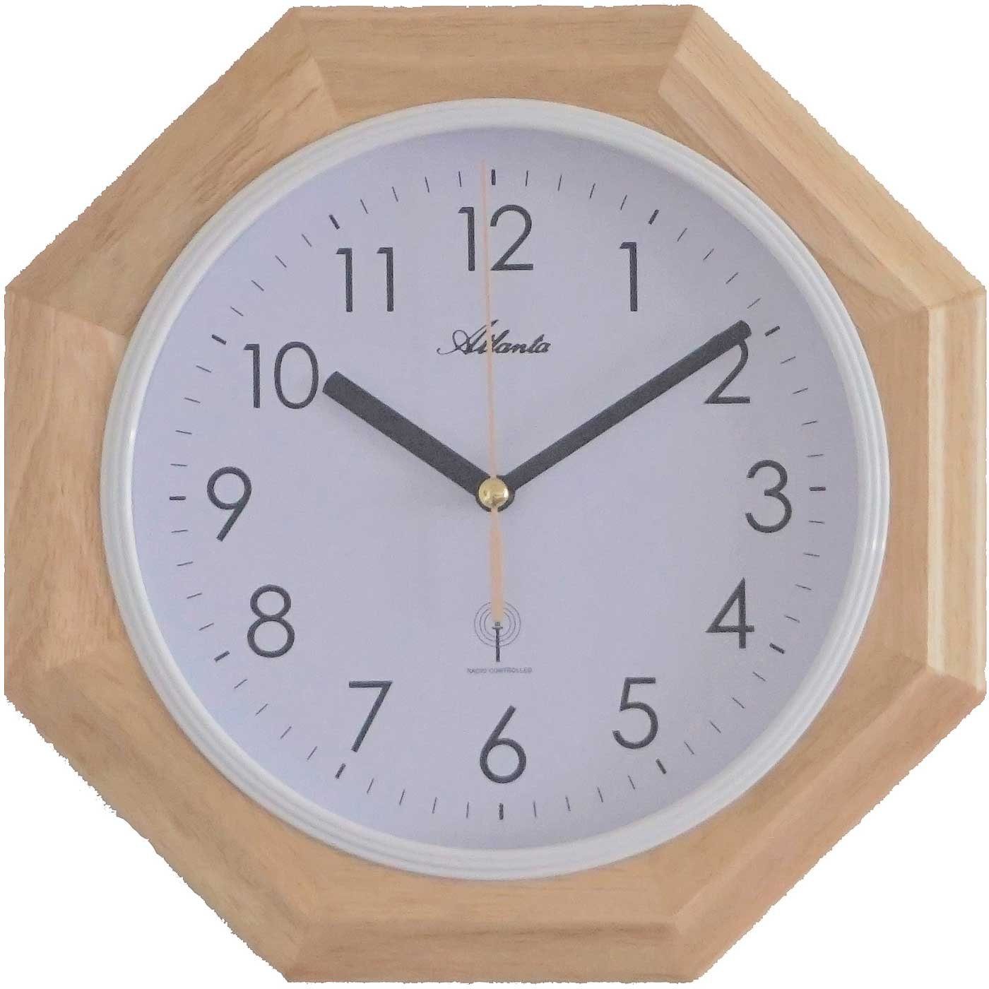 Atlanta Wanduhr Funkwanduhr klassisch 26,5 x 26,5 cm - Atlanta Modell: 4324 günstig online kaufen