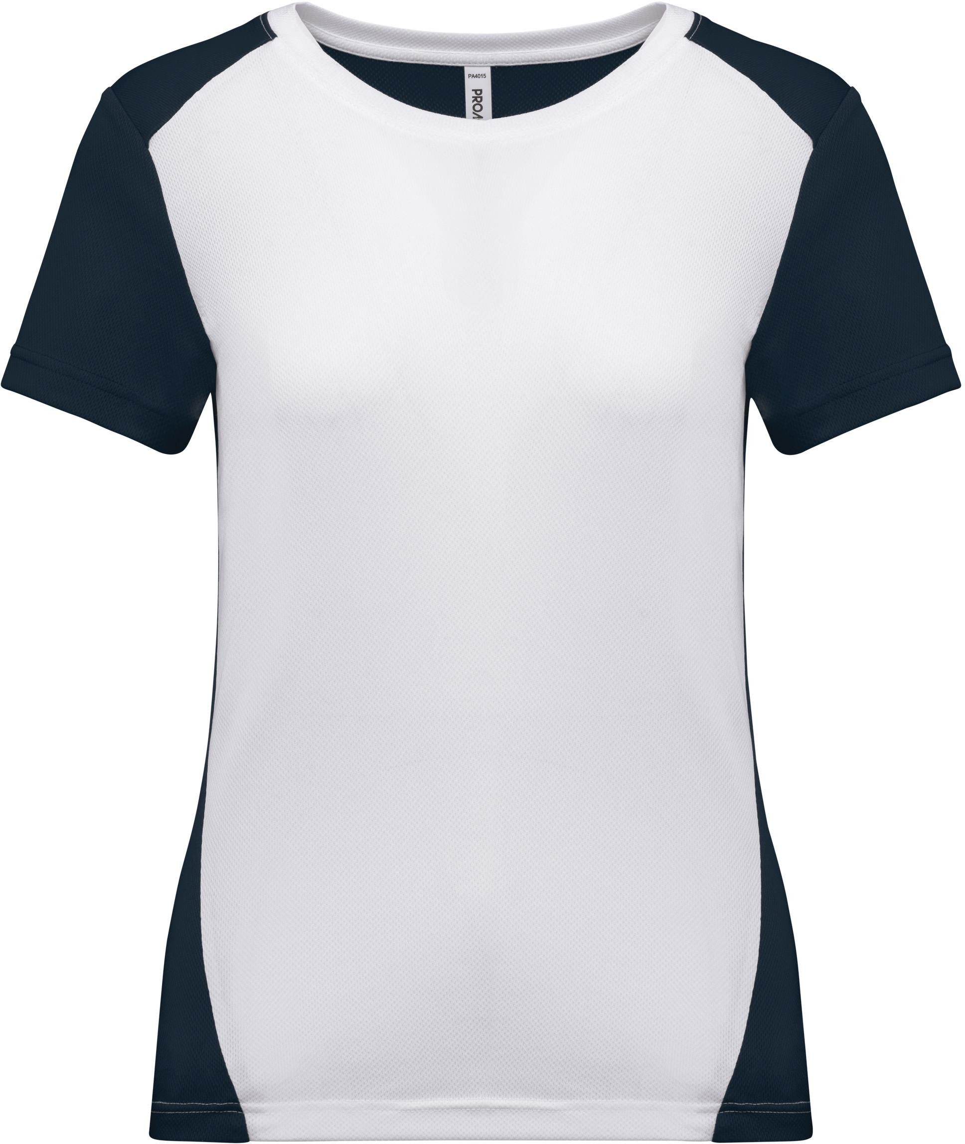Trainingsshirt Zweifarbiges umweltfreundliches Damen-Sport-T-Shirt